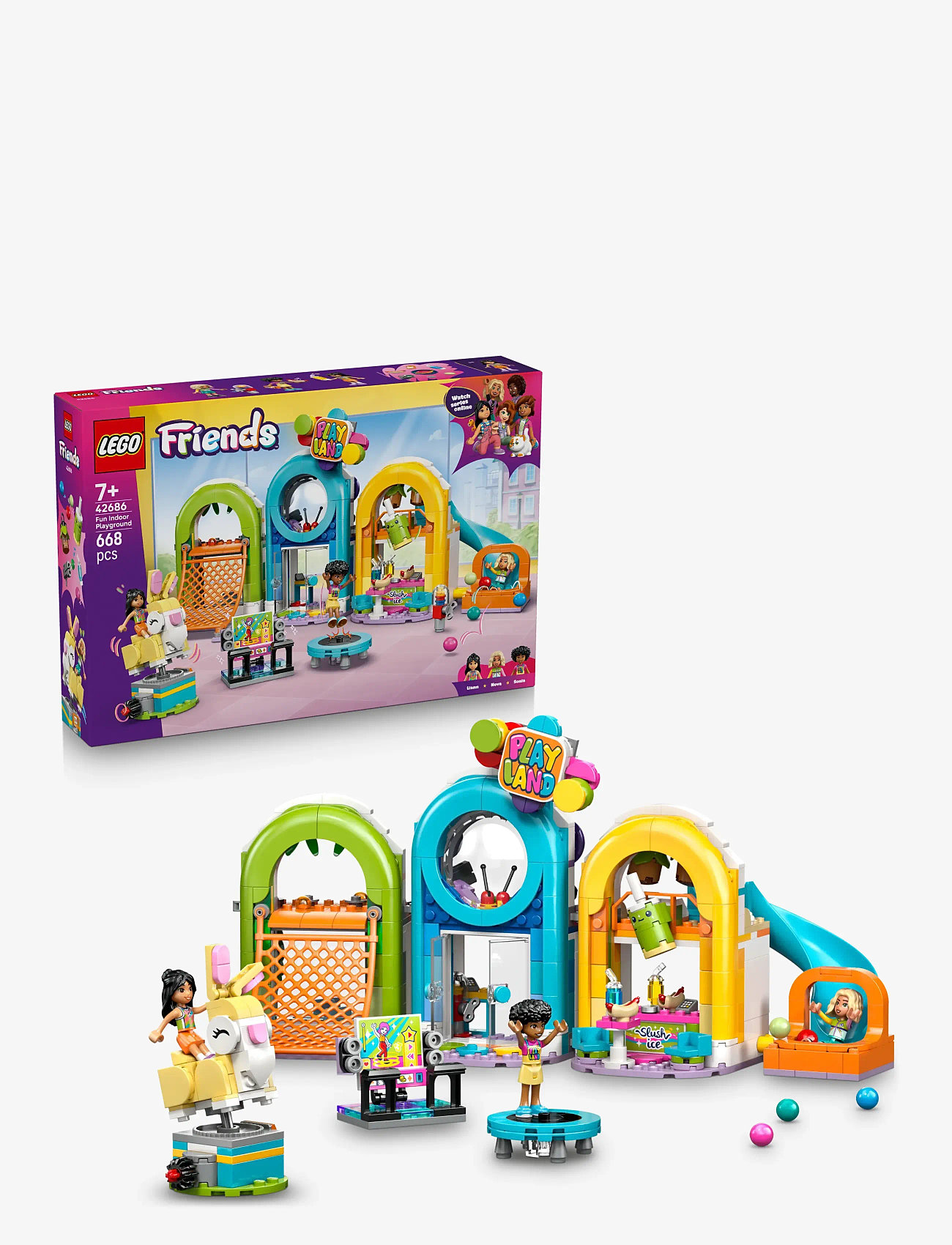 LEGO - Friends Fun Indoor Playground Pretend Play Set 42686 - lego friends - multi - 0