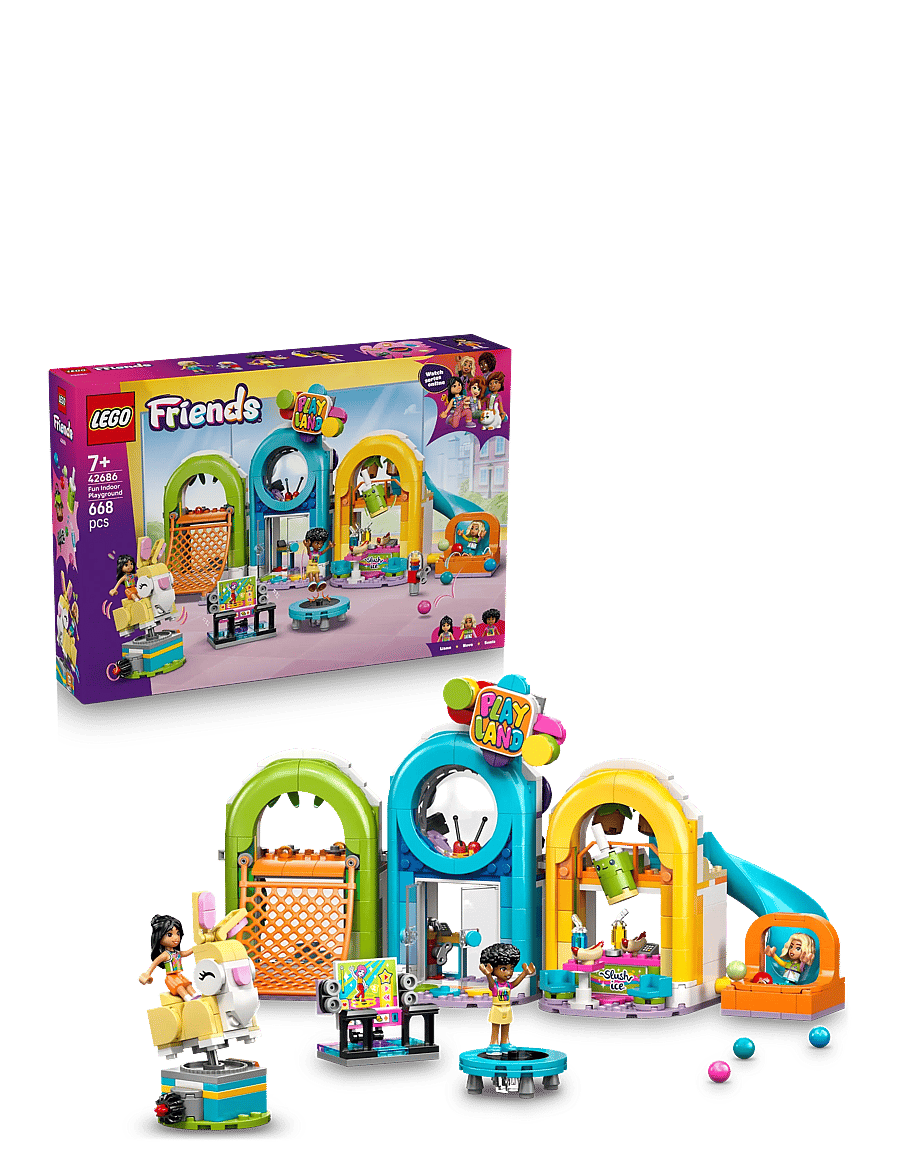 LEGO - Friends Fun Indoor Playground Pretend Play Set 42686 - lego friends - multi - 0