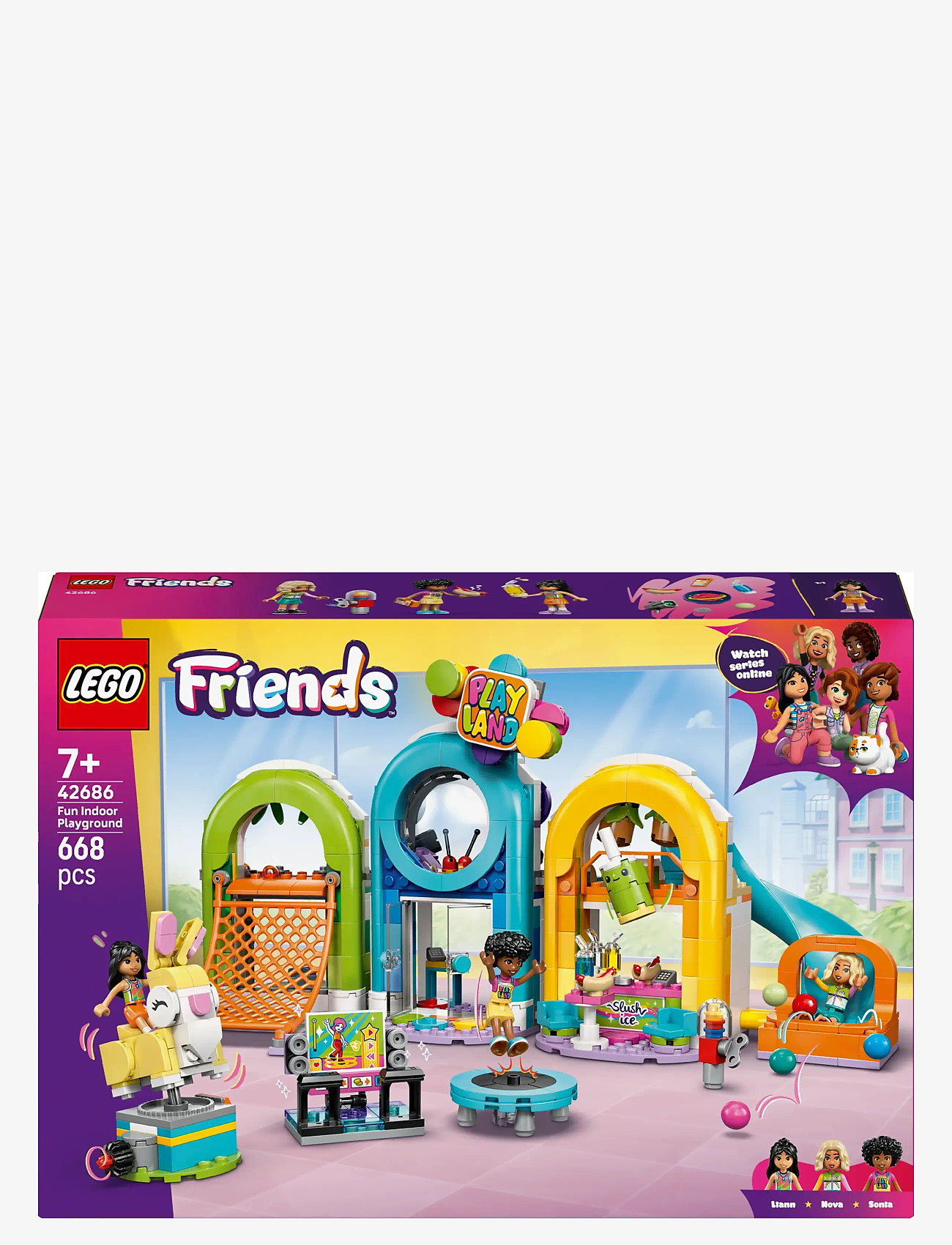 LEGO - Friends Fun Indoor Playground Pretend Play Set 42686 - lego friends - multi - 3