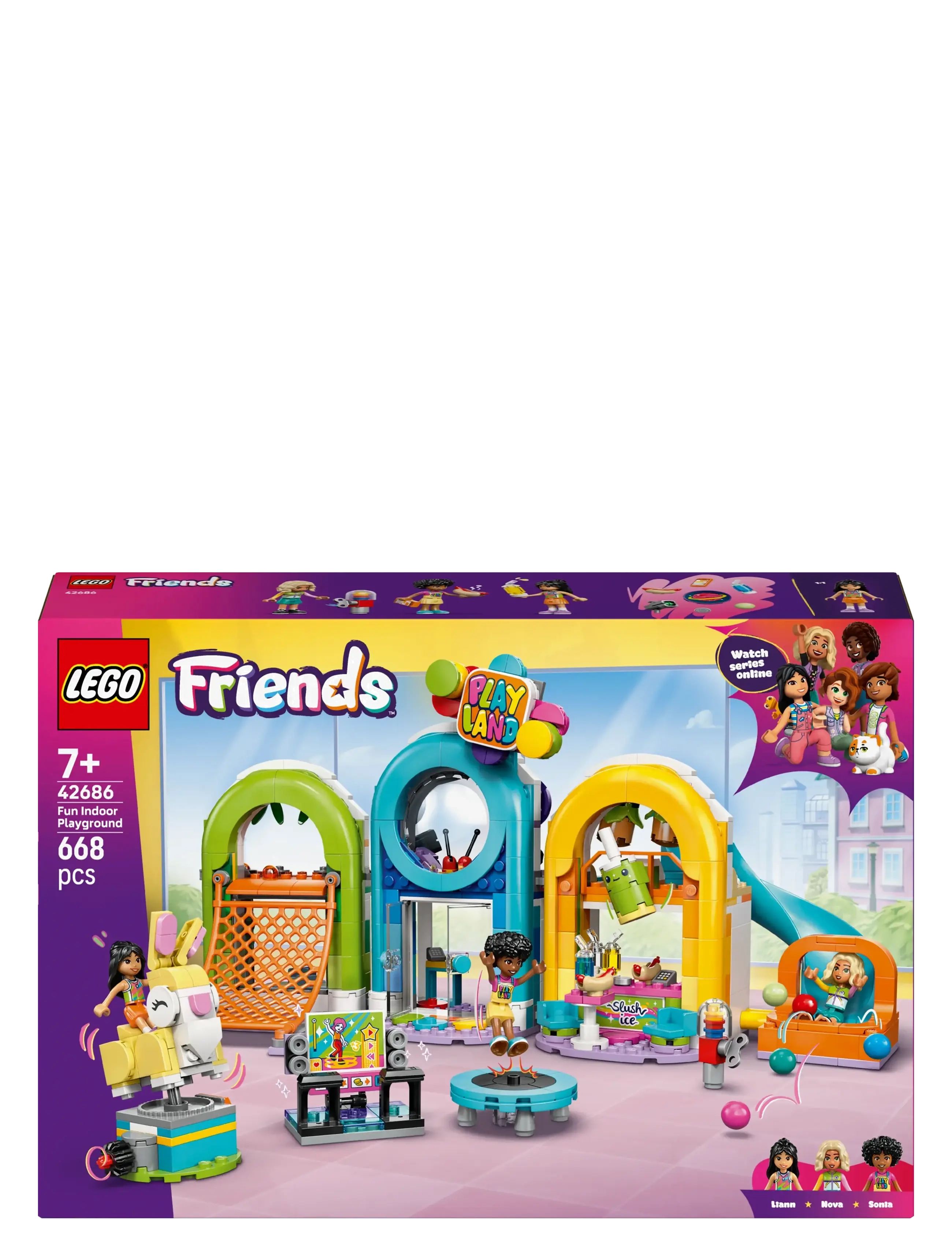 LEGO - Friends Fun Indoor Playground Pretend Play Set 42686 - lego friends - multi - 3