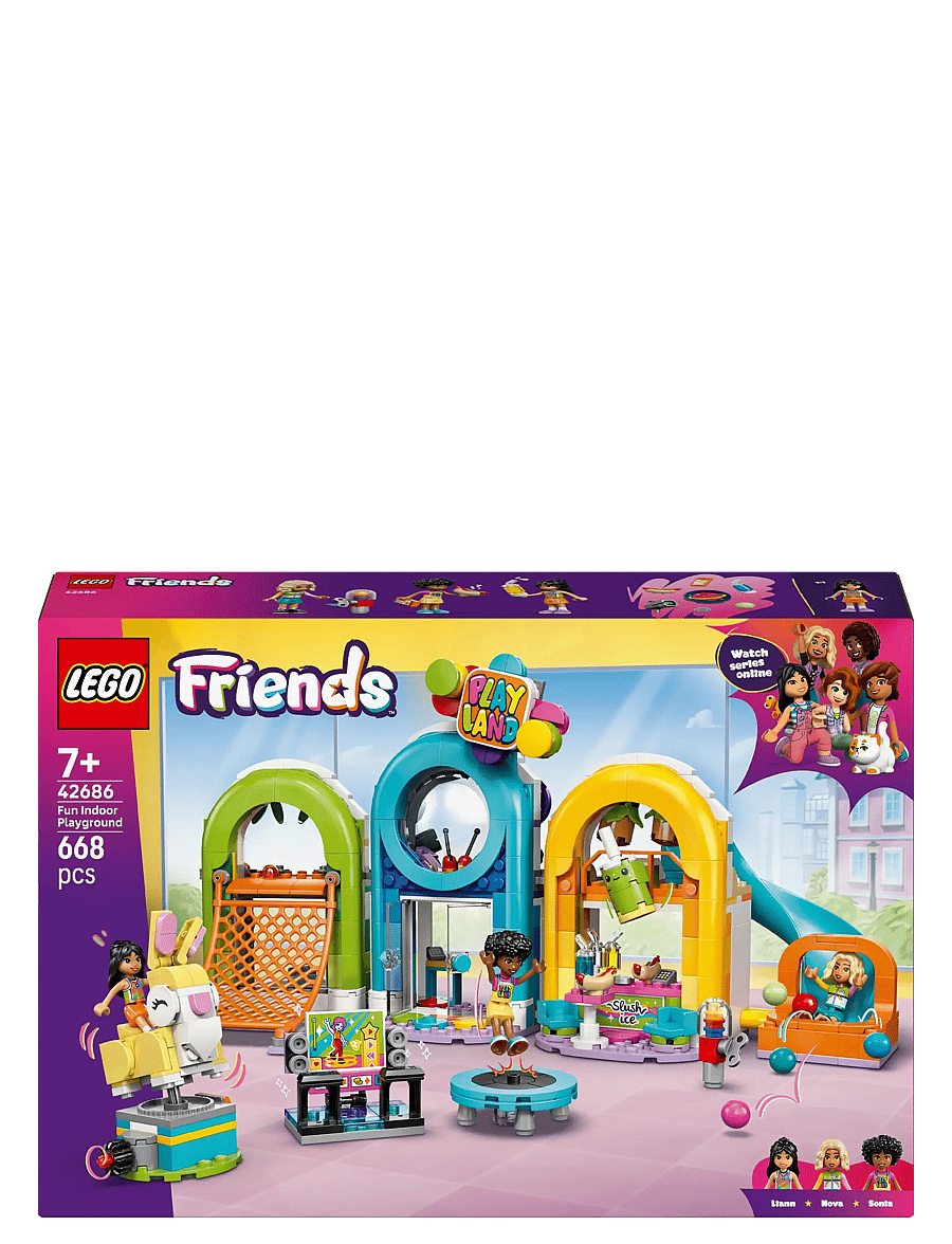LEGO - Friends Fun Indoor Playground Pretend Play Set 42686 - lego friends - multi - 3