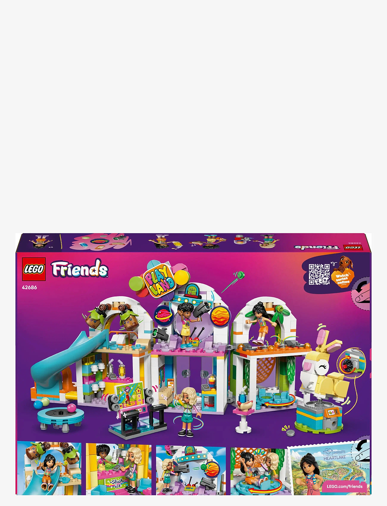 LEGO - Friends Fun Indoor Playground Pretend Play Set 42686 - lego friends - multi - 4