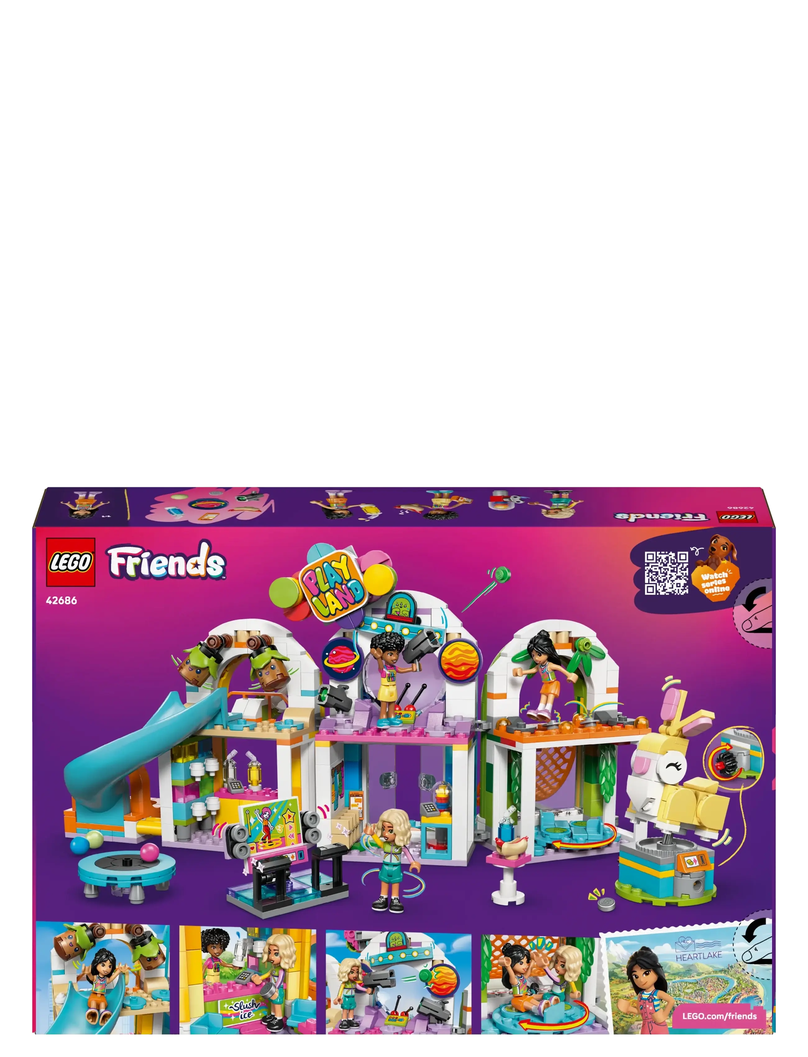 LEGO - Friends Fun Indoor Playground Pretend Play Set 42686 - lego friends - multi - 4