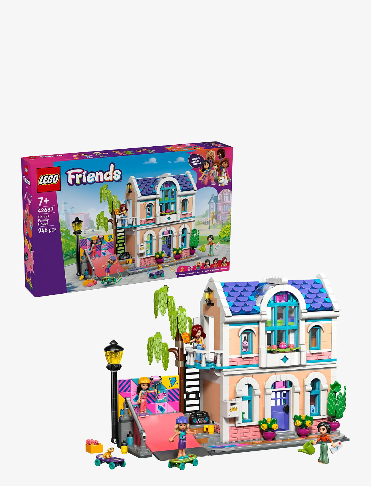 LEGO - Friends Liann’s Family House Building Toy 42687 - lego friends - multi - 0