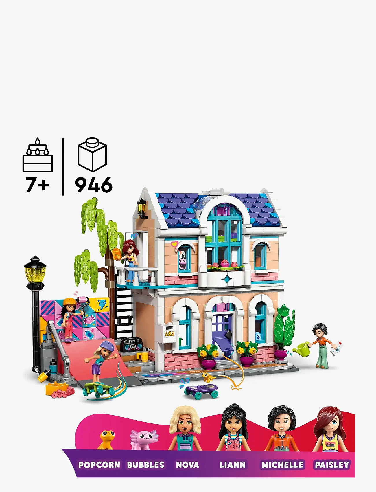 LEGO - Friends Liann’s Family House Building Toy 42687 - lego friends - multi - 1