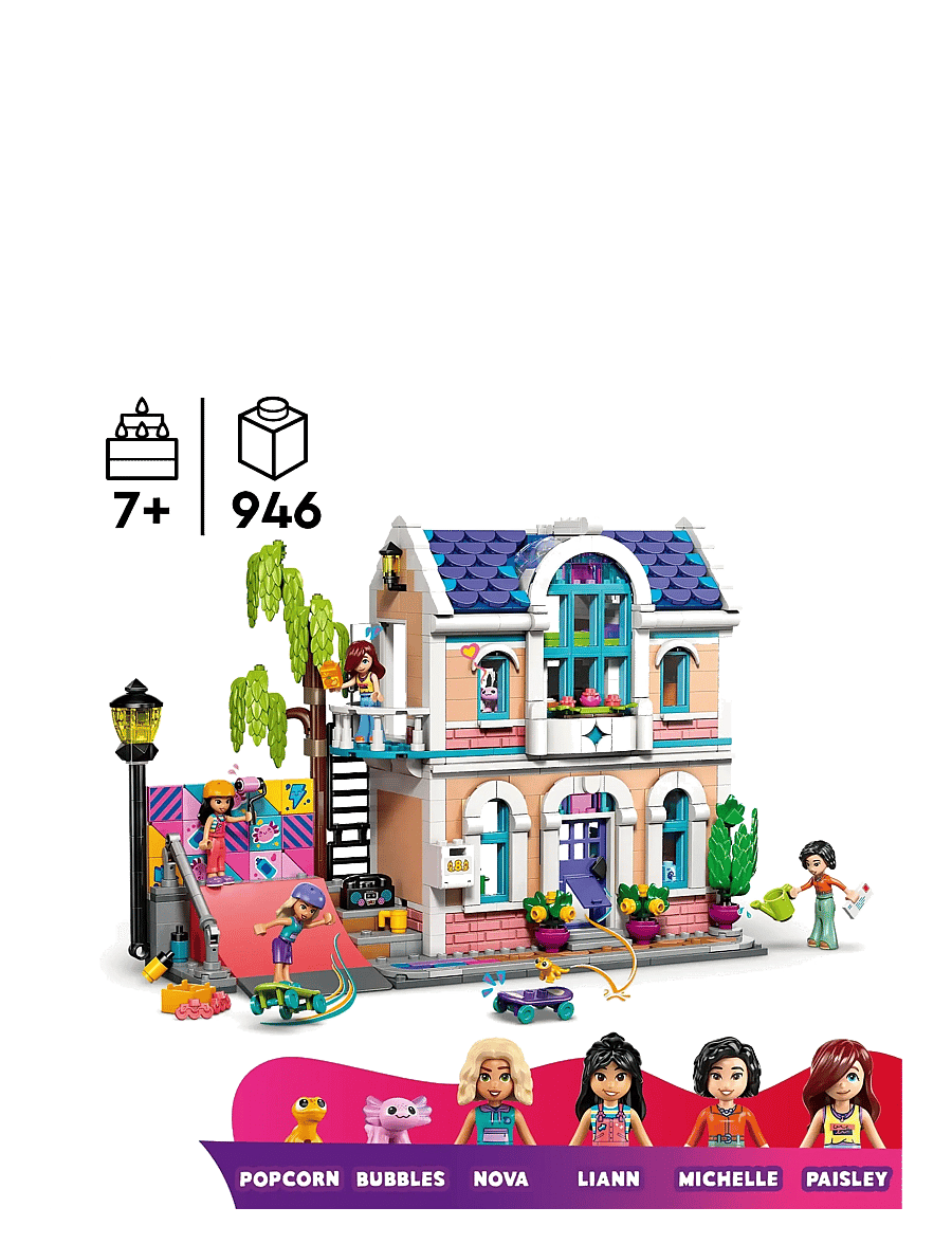 LEGO - Friends Liann’s Family House Building Toy 42687 - multi - 1