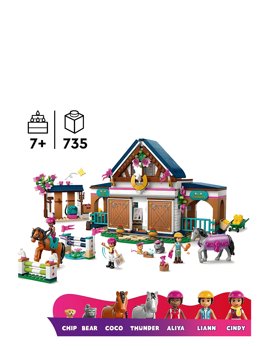 LEGO - Friends Horse Stable and Riding Academy Toy Set 42688 - lego friends - multi - 1
