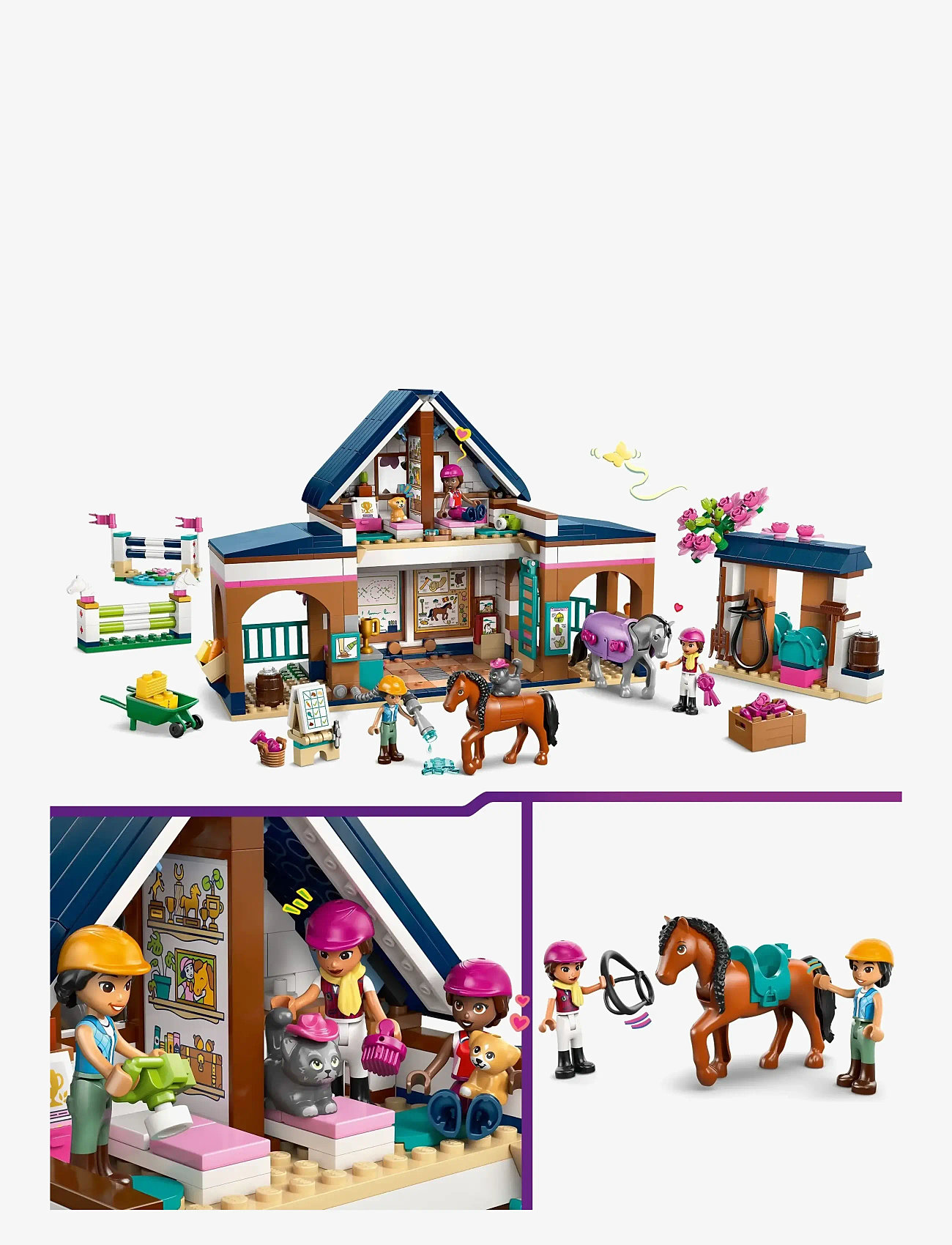 LEGO - Hestestald og rideskole 42688 - lego friends - multi - 2