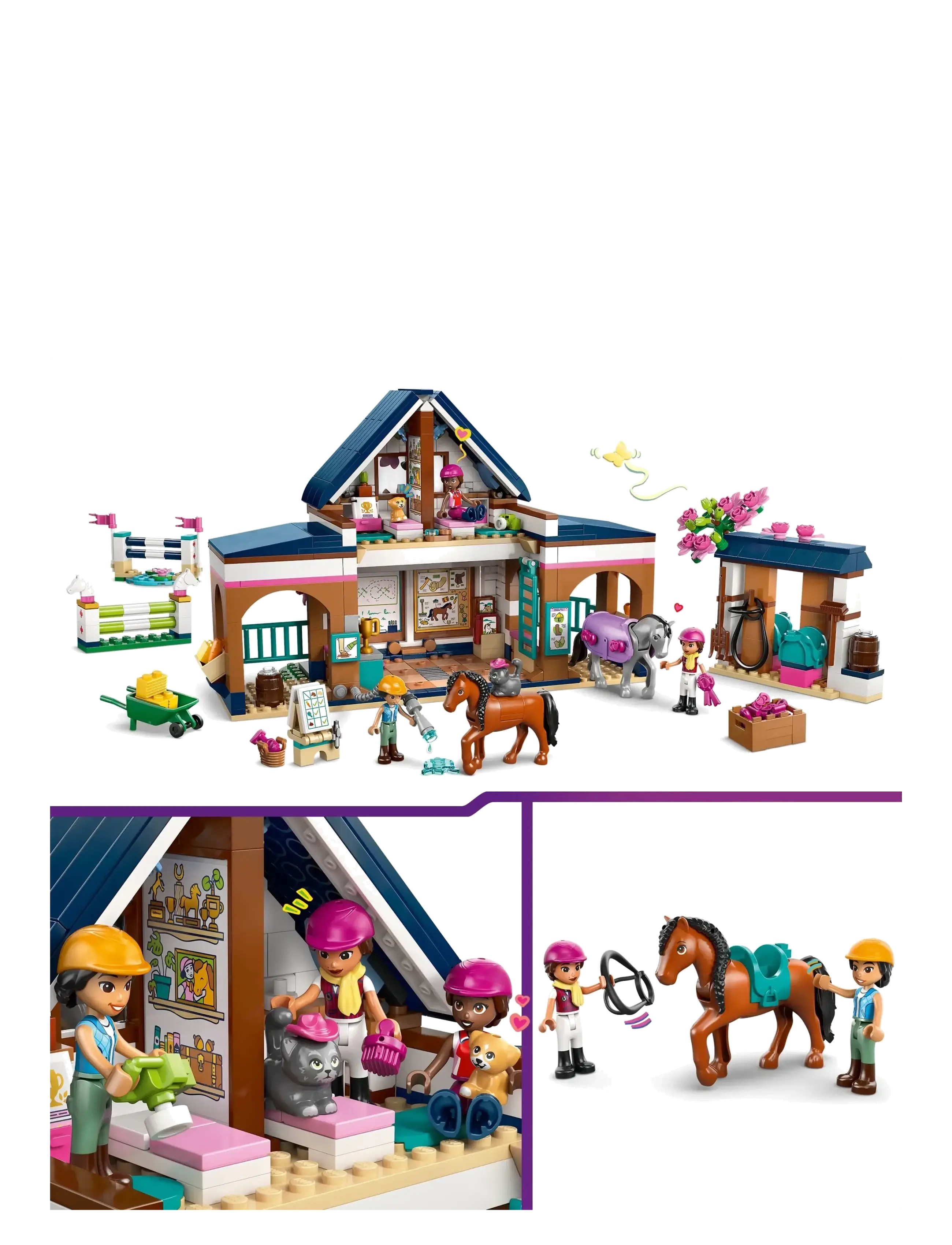 LEGO - Hestestald og rideskole 42688 - lego friends - multi - 2