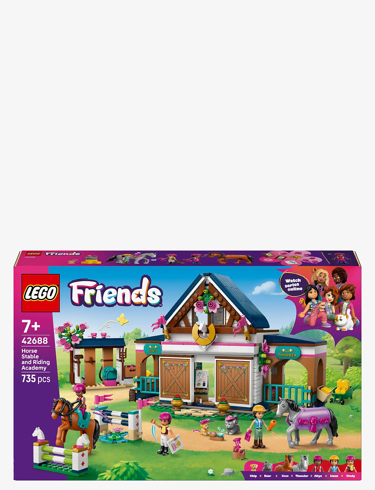 LEGO - Hestestald og rideskole 42688 - lego friends - multi - 4