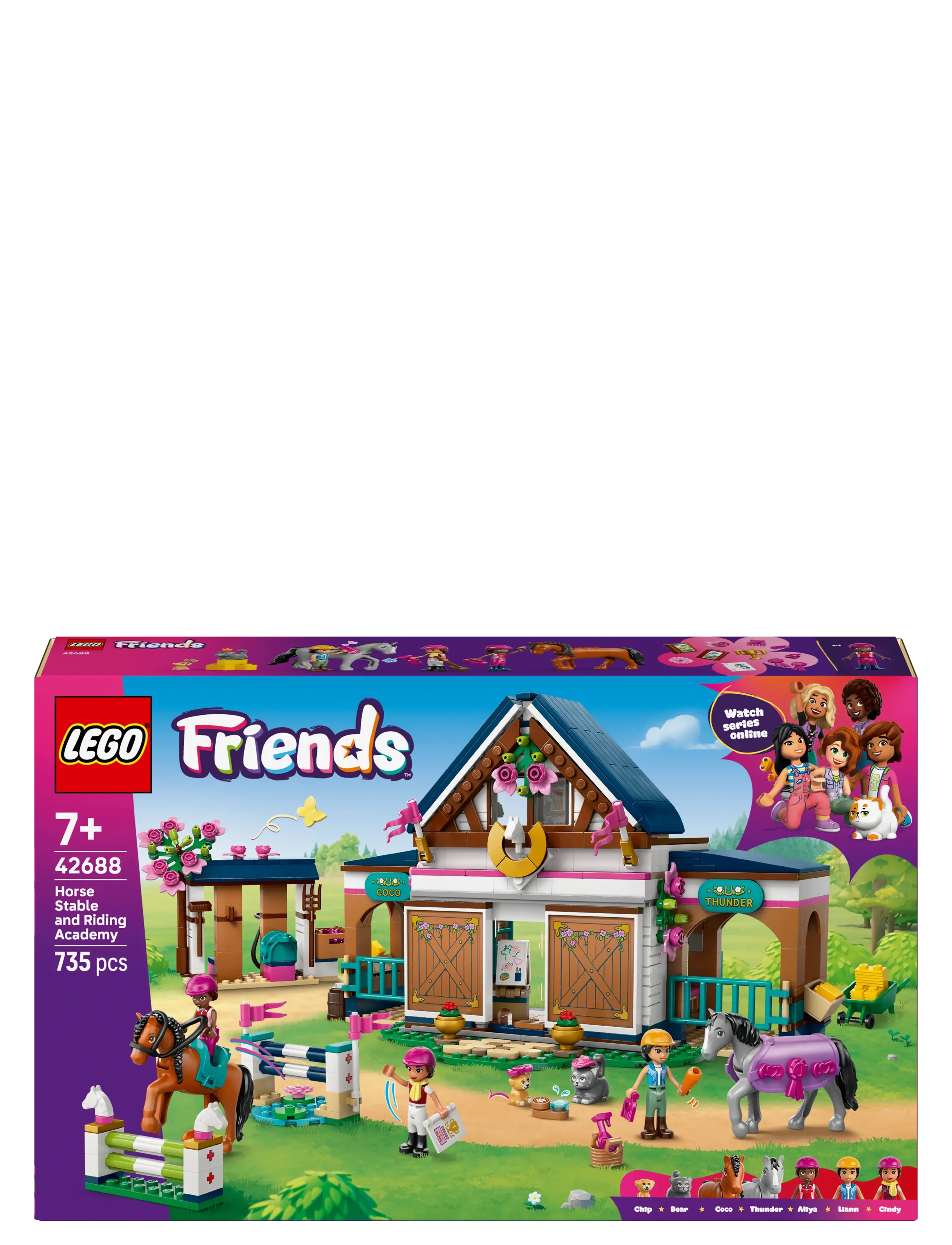 LEGO - Hestestald og rideskole 42688 - lego friends - multi - 4