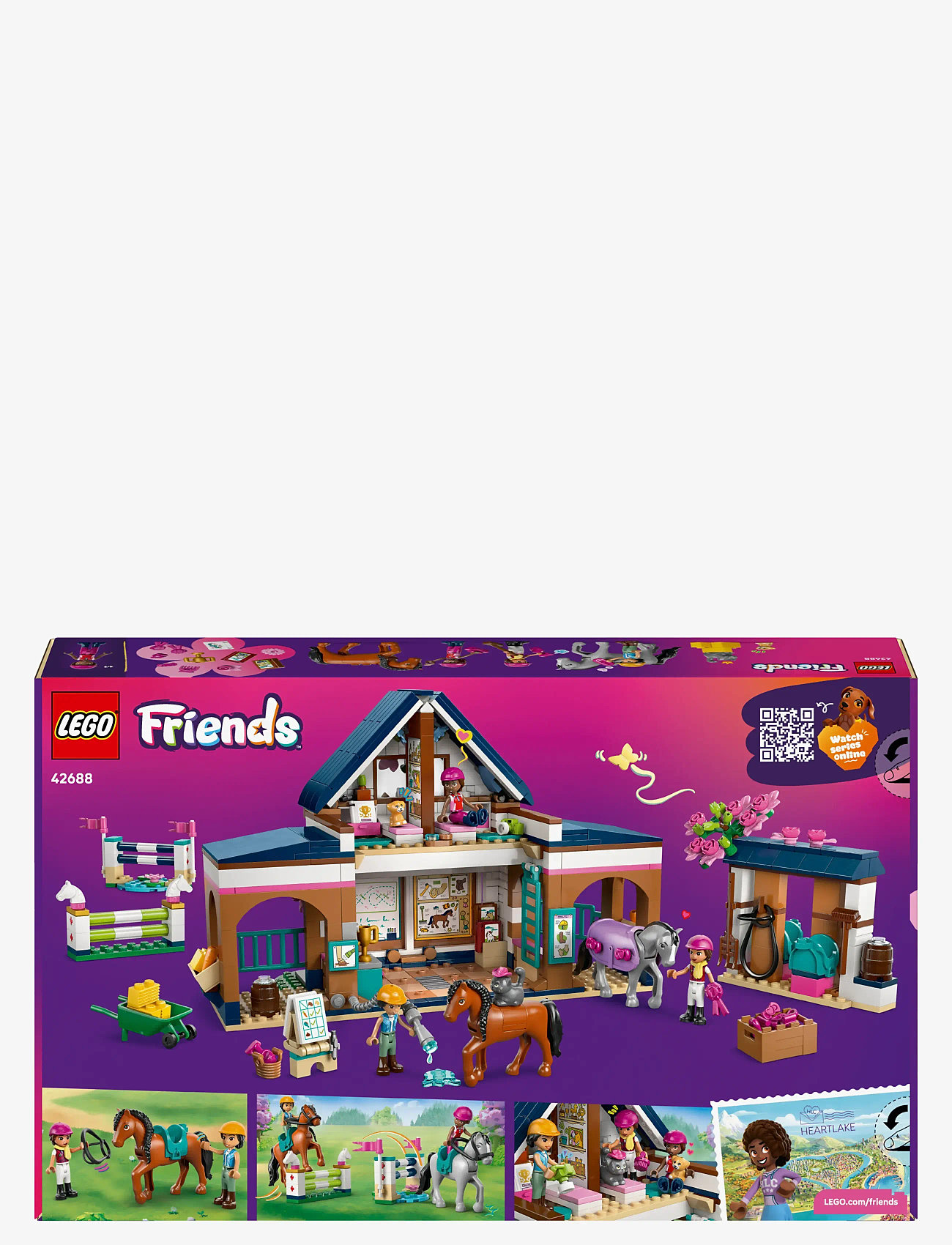 LEGO - Hestestald og rideskole 42688 - lego friends - multi - 5