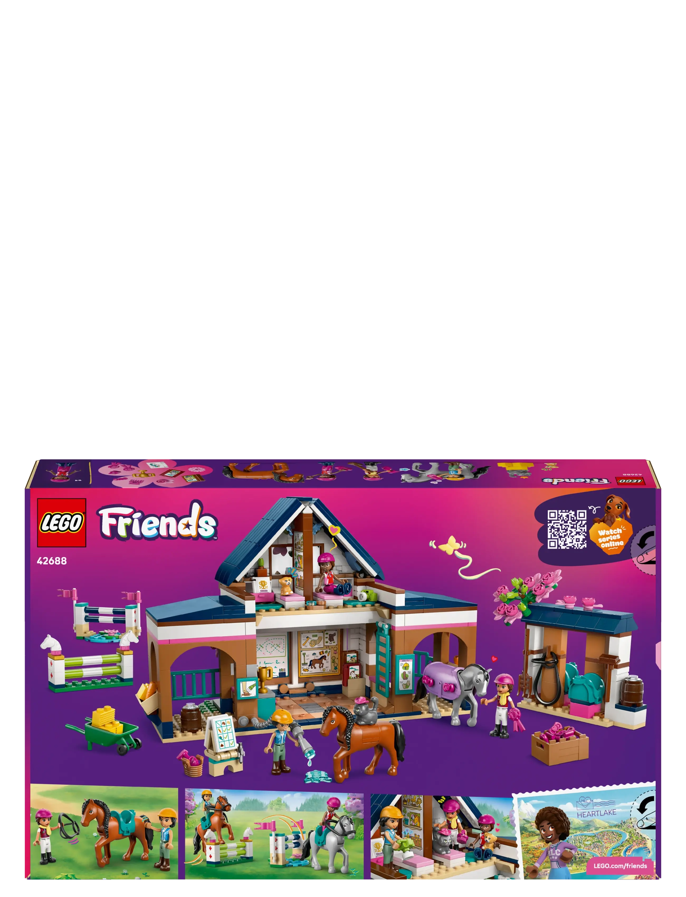 LEGO - Hestestald og rideskole 42688 - lego friends - multi - 5
