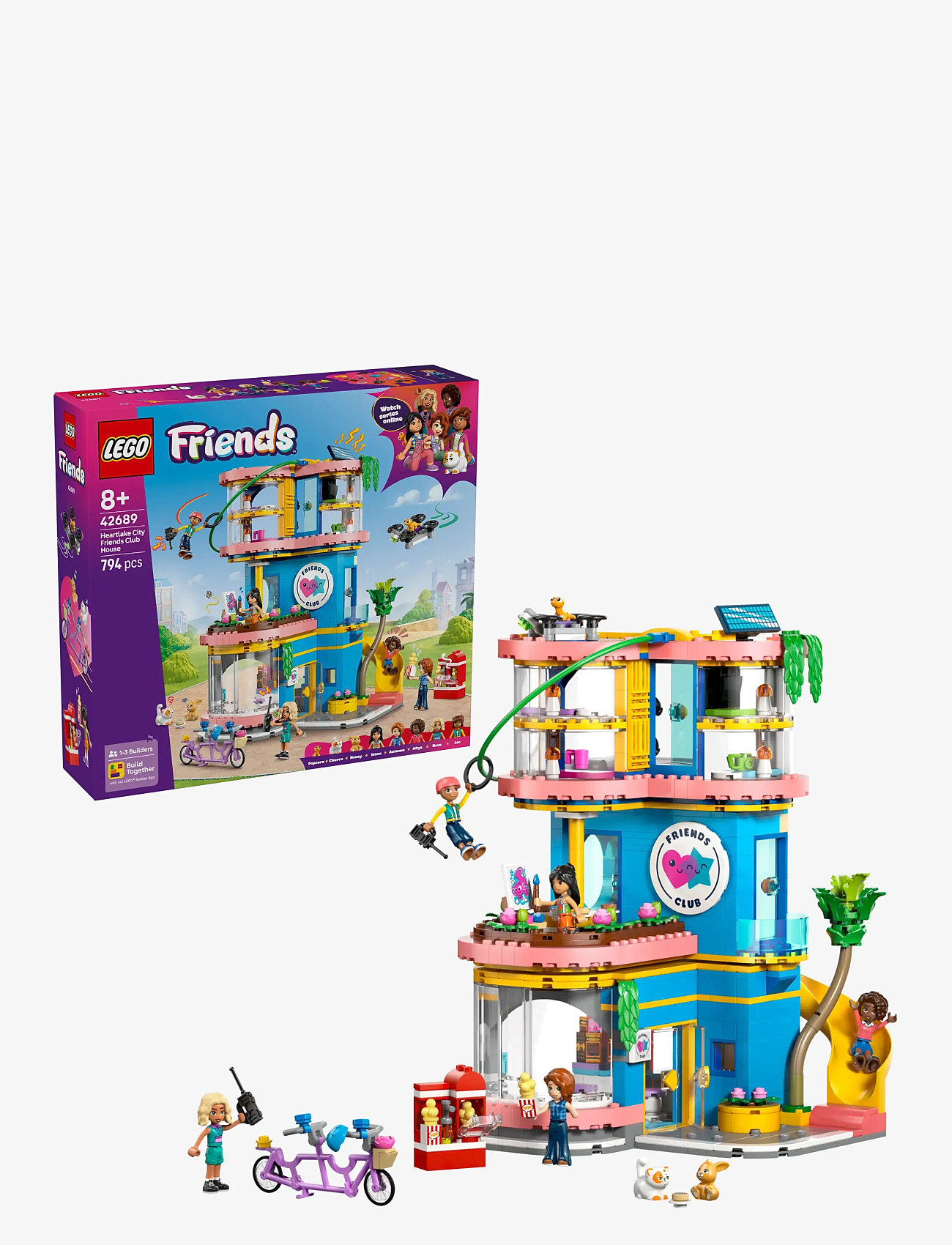 LEGO - Vännernas klubbhus i Heartlake City 42689 - lego friends - multi - 0