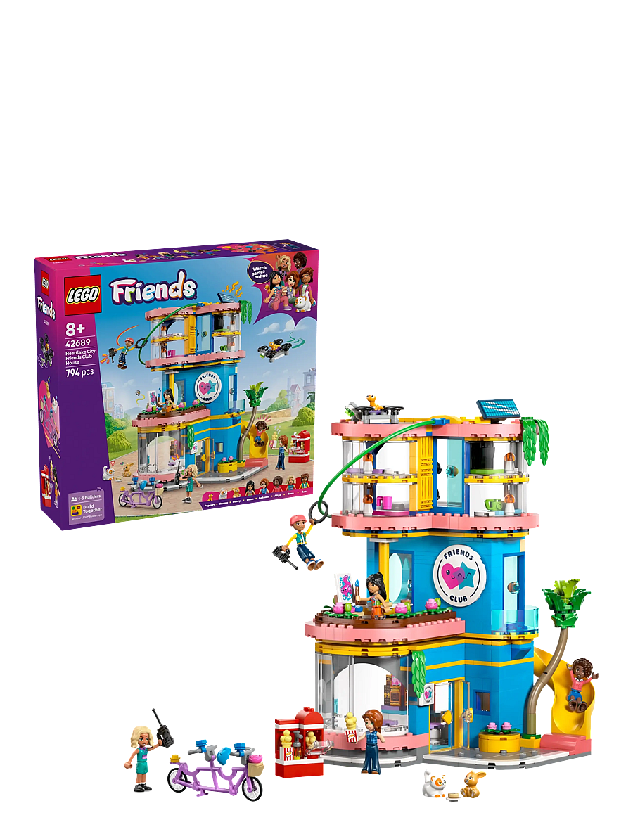 LEGO - Friends Heartlake City Friends Club House Toy 42689 - lego friends - multi - 0