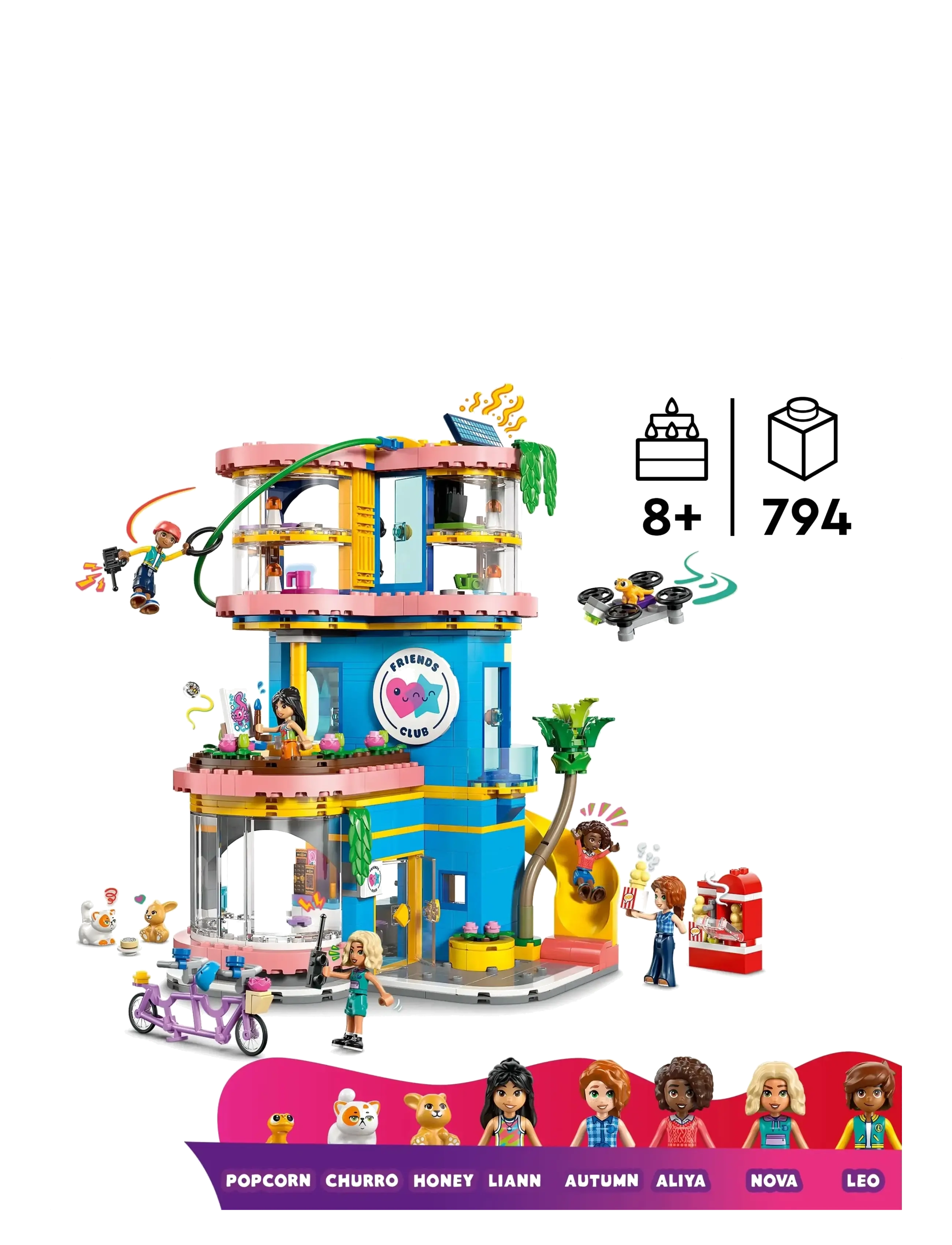LEGO - Friends Heartlake City Friends Club House Toy 42689 - lego friends - multi - 1