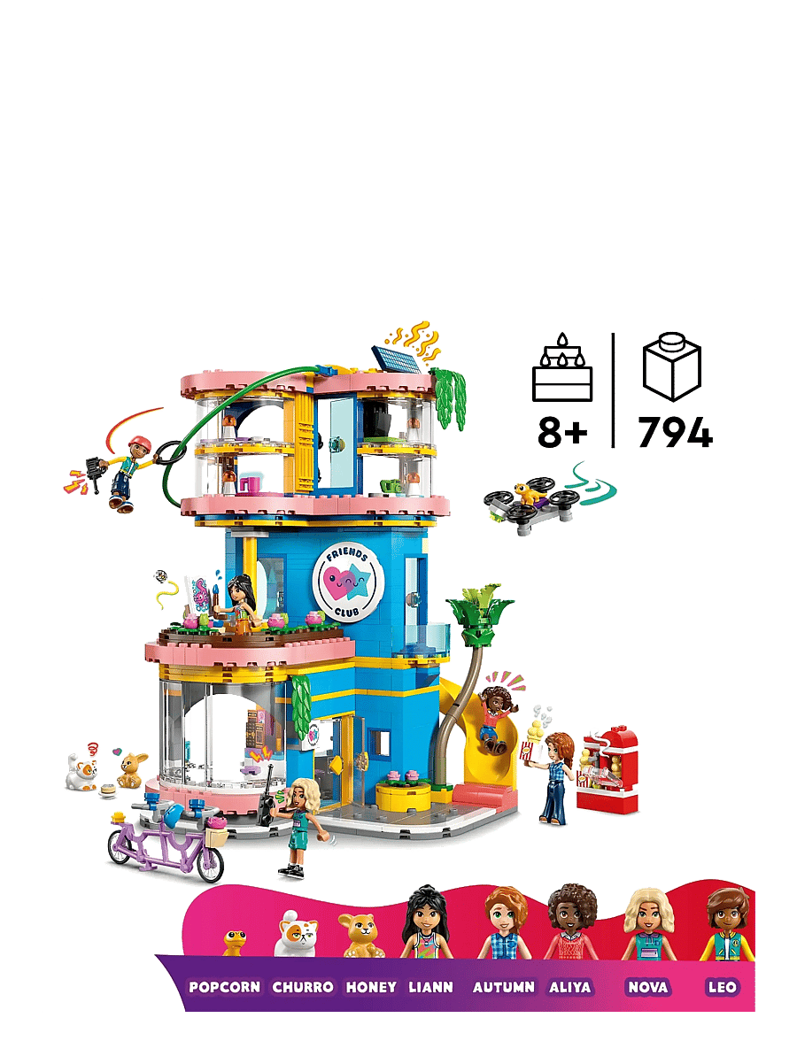 LEGO - Friends Heartlake City Friends Club House Toy 42689 - lego friends - multi - 1