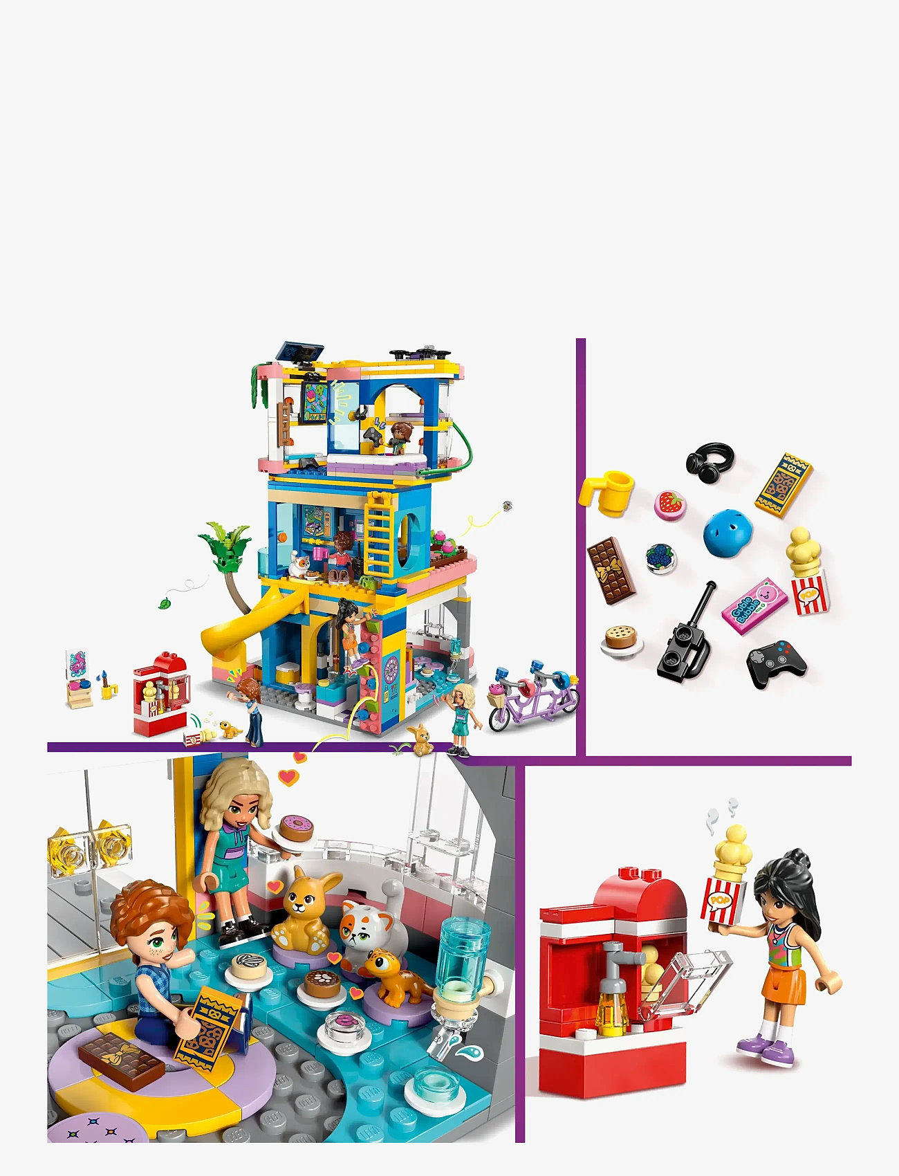 LEGO - Vännernas klubbhus i Heartlake City 42689 - lego friends - multi - 3