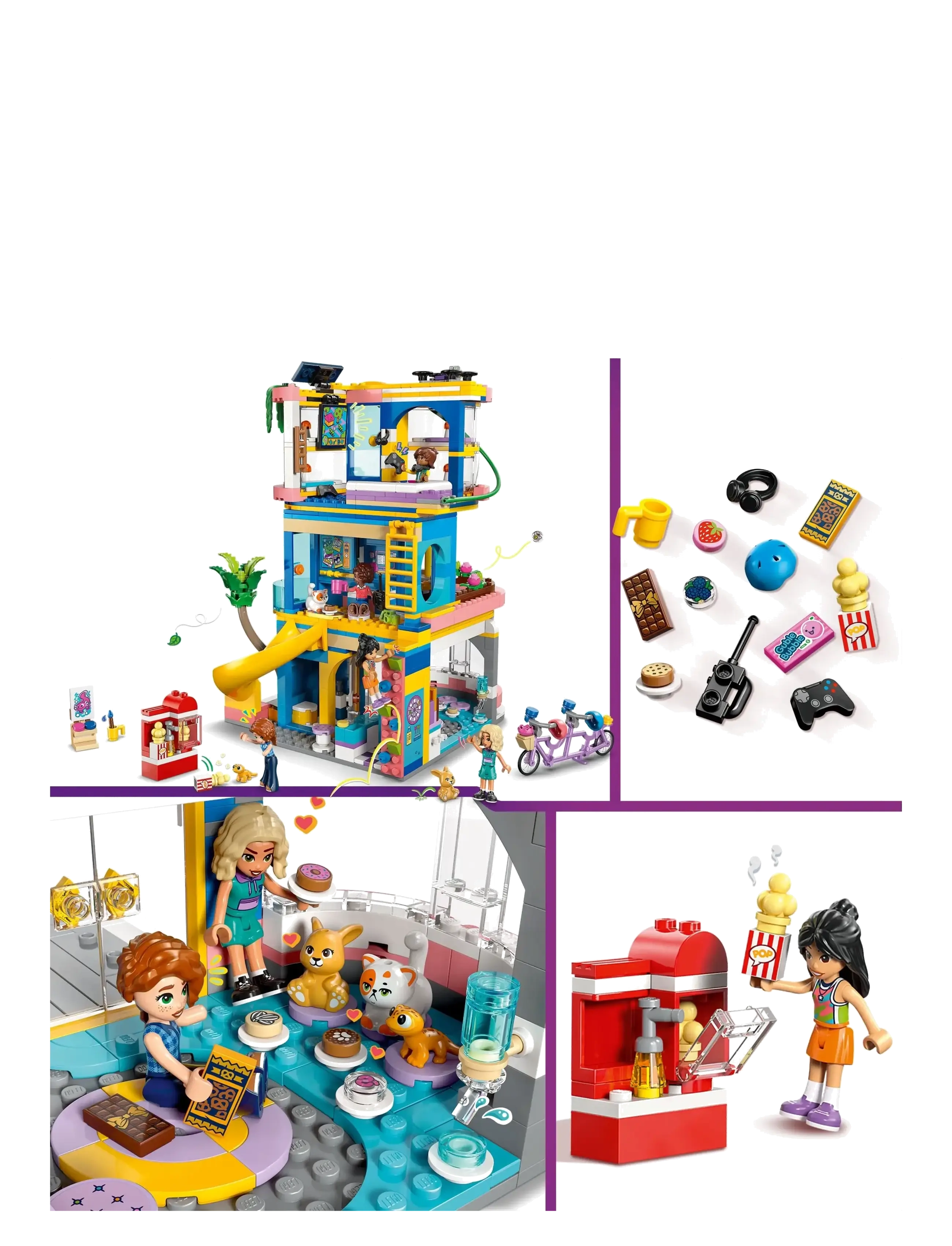 LEGO - Friends Heartlake City Friends Club House Toy 42689 - lego friends - multi - 3