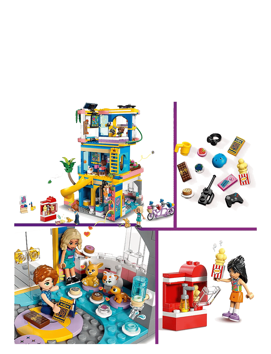 LEGO - Friends Heartlake City Friends Club House Toy 42689 - lego friends - multi - 3