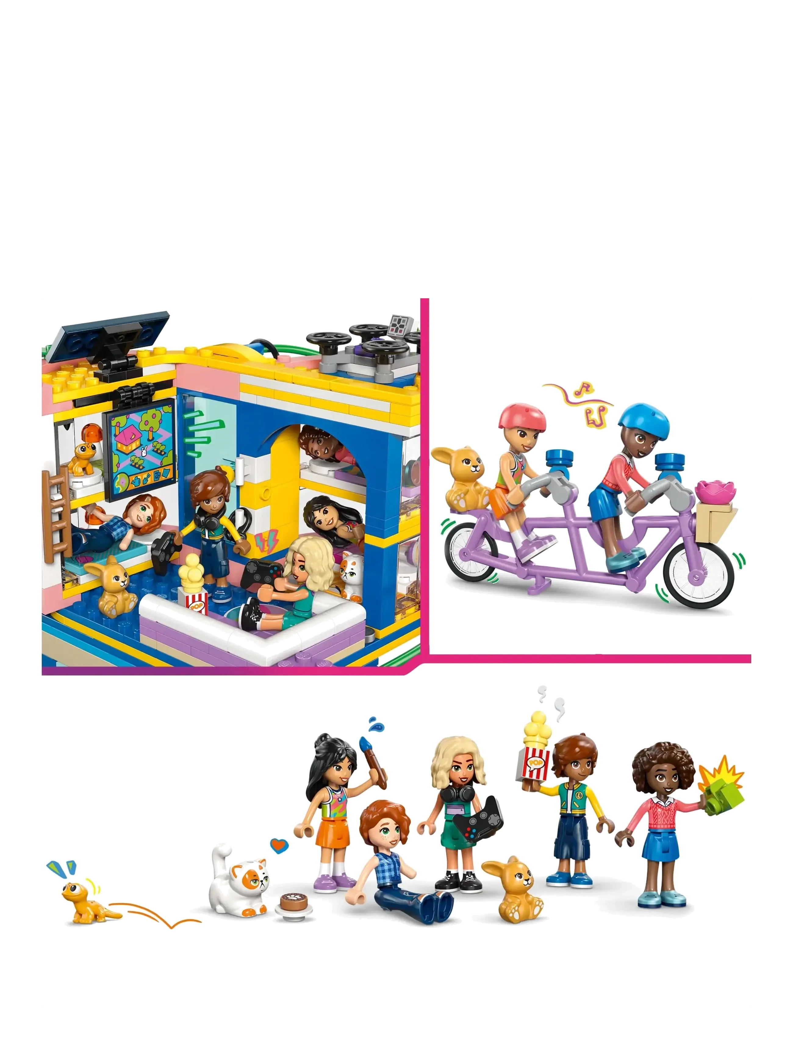 LEGO - Friends Heartlake City Friends Club House Toy 42689 - lego friends - multi - 4