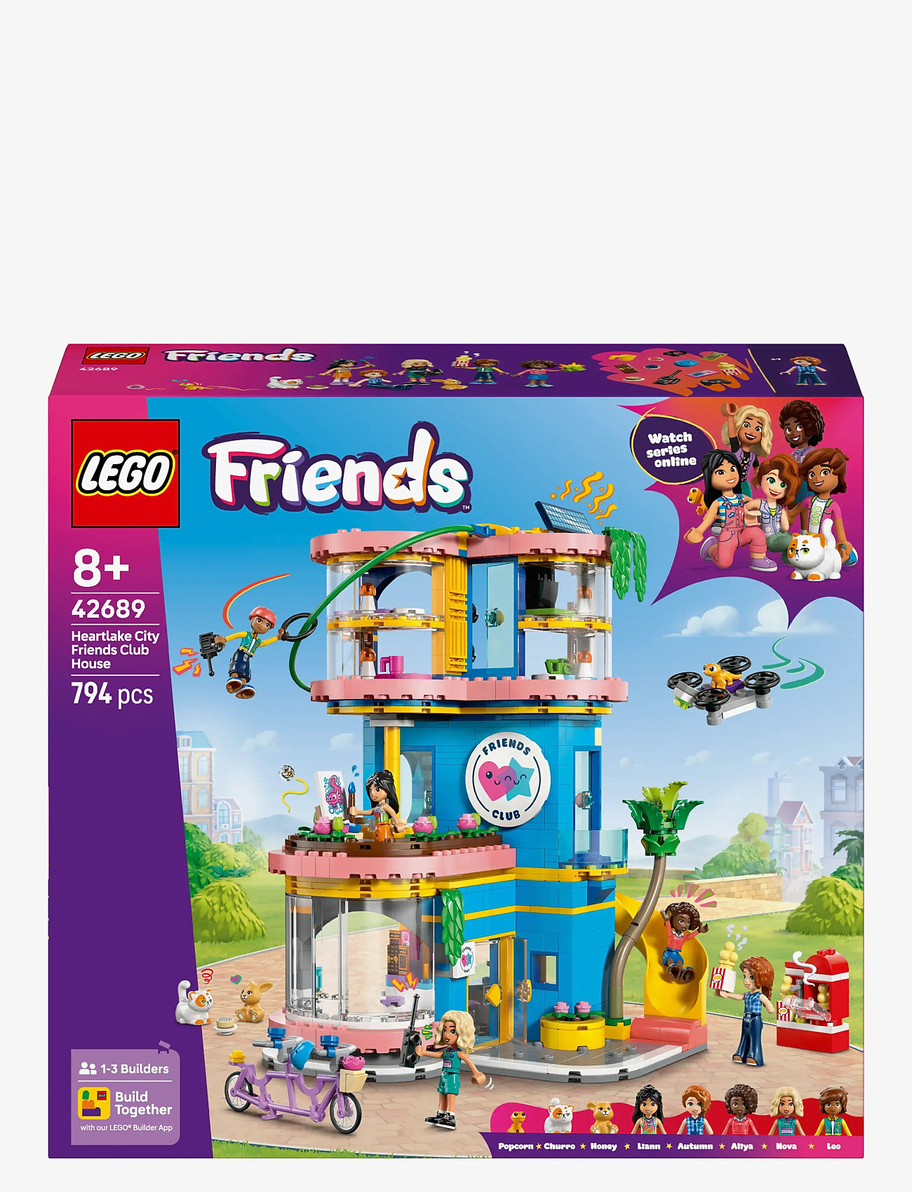 LEGO - Vännernas klubbhus i Heartlake City 42689 - lego friends - multi - 5