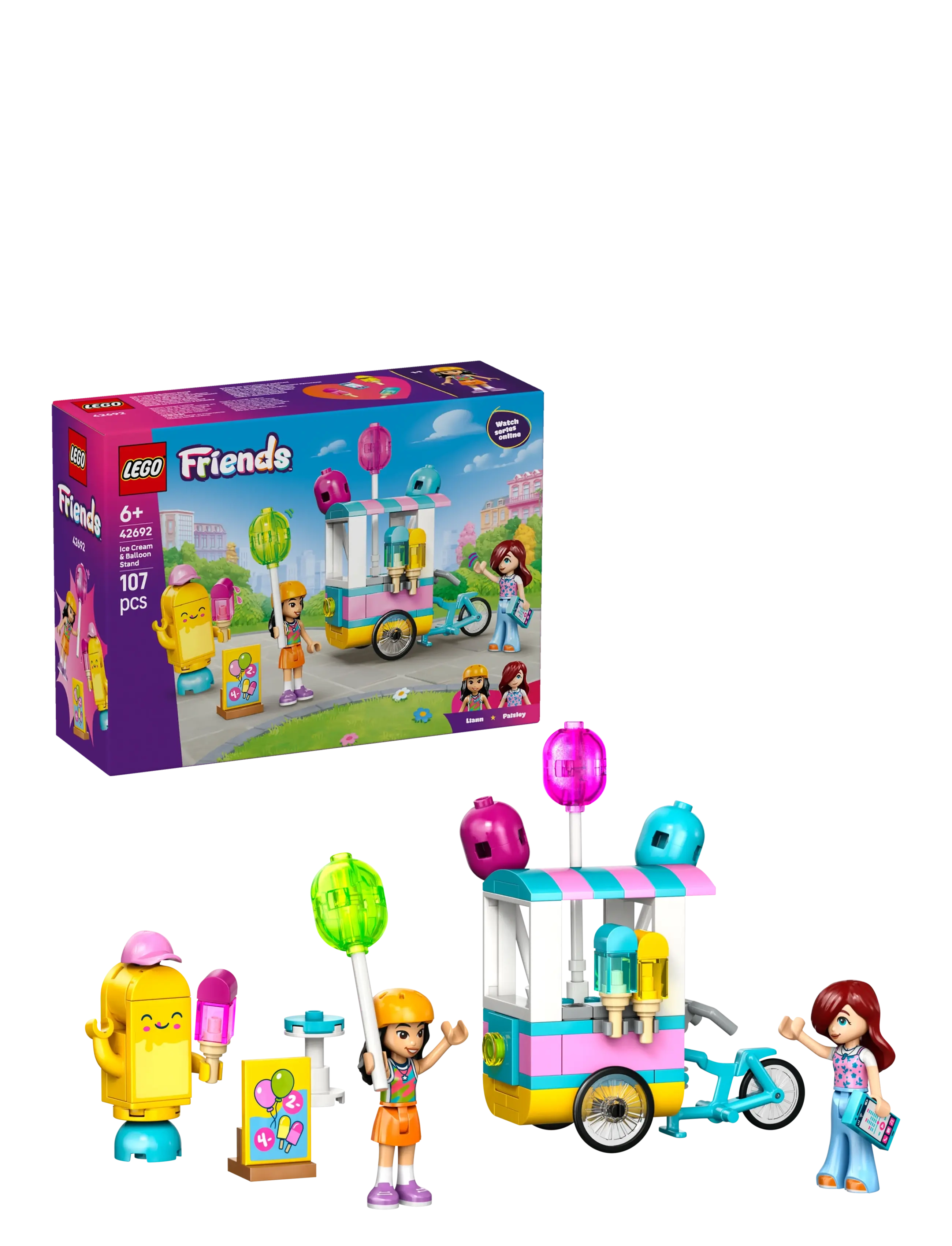 LEGO Is- Og Ballonbod 42692, One Size, Yellow, Lego Legetøj > Lego friends, Børn