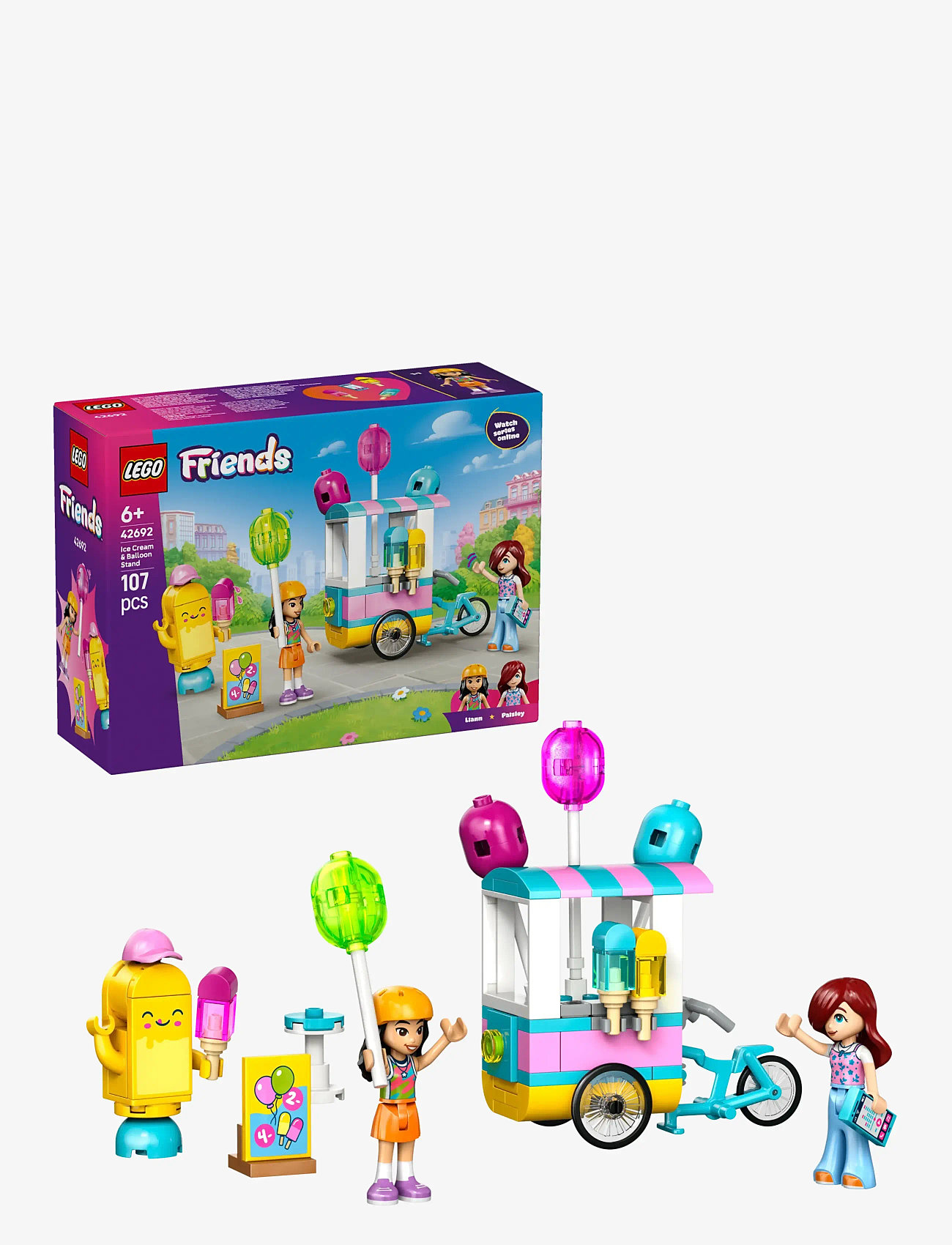 LEGO - Friends Ice Cream & Balloon Stand Building Set 42692 - lego friends - multi - 0