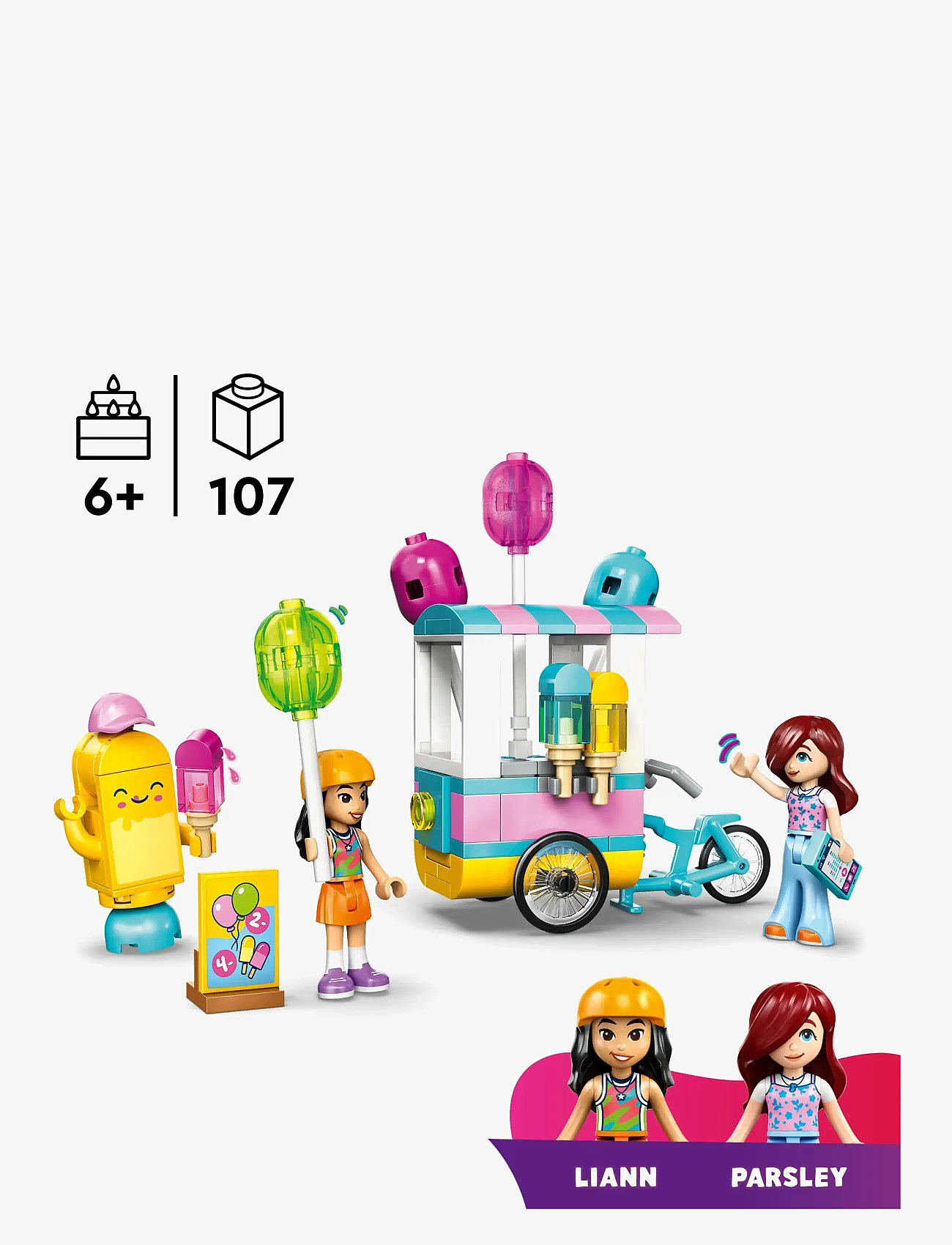 LEGO - Friends Ice Cream & Balloon Stand Building Set 42692 - lego friends - multi - 1