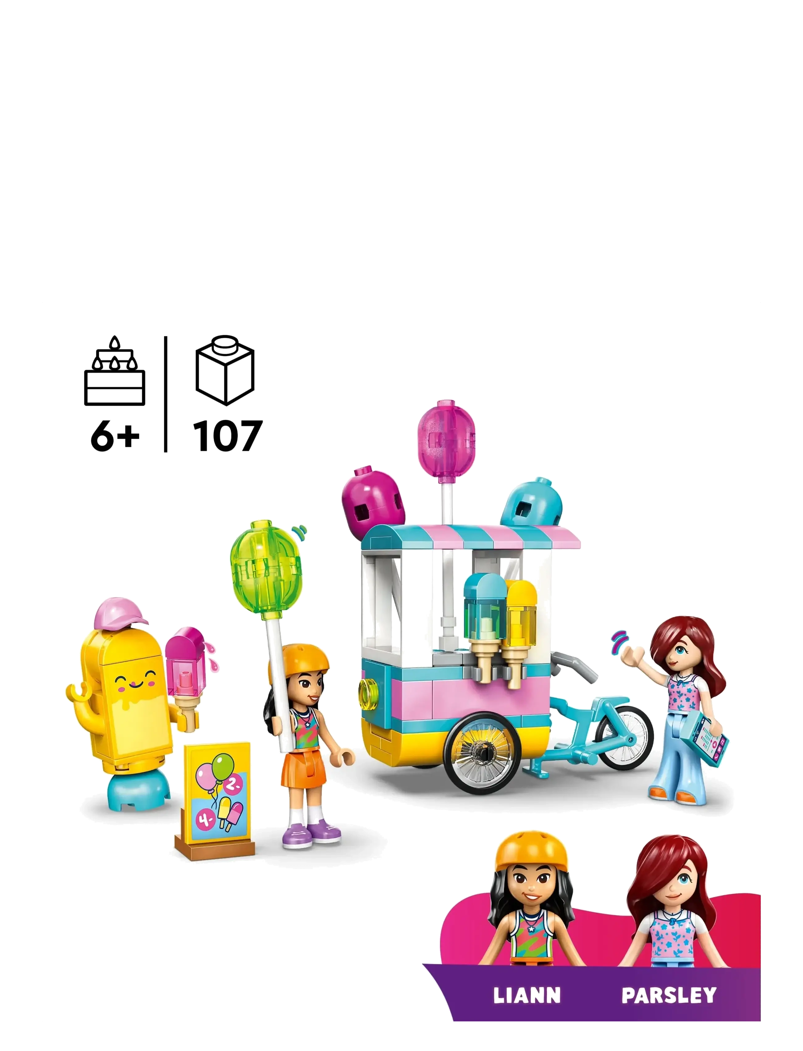 LEGO - Friends Ice Cream & Balloon Stand Building Set 42692 - lego friends - multi - 1