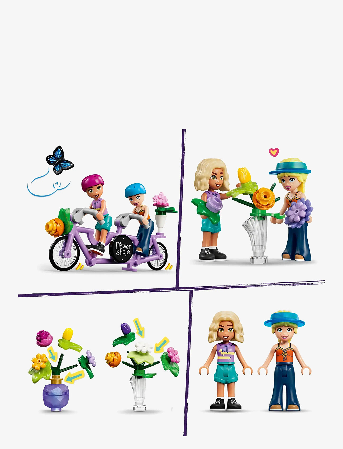 LEGO - Kreativ blomsterbutikk 42693 - lego friends - multi - 5