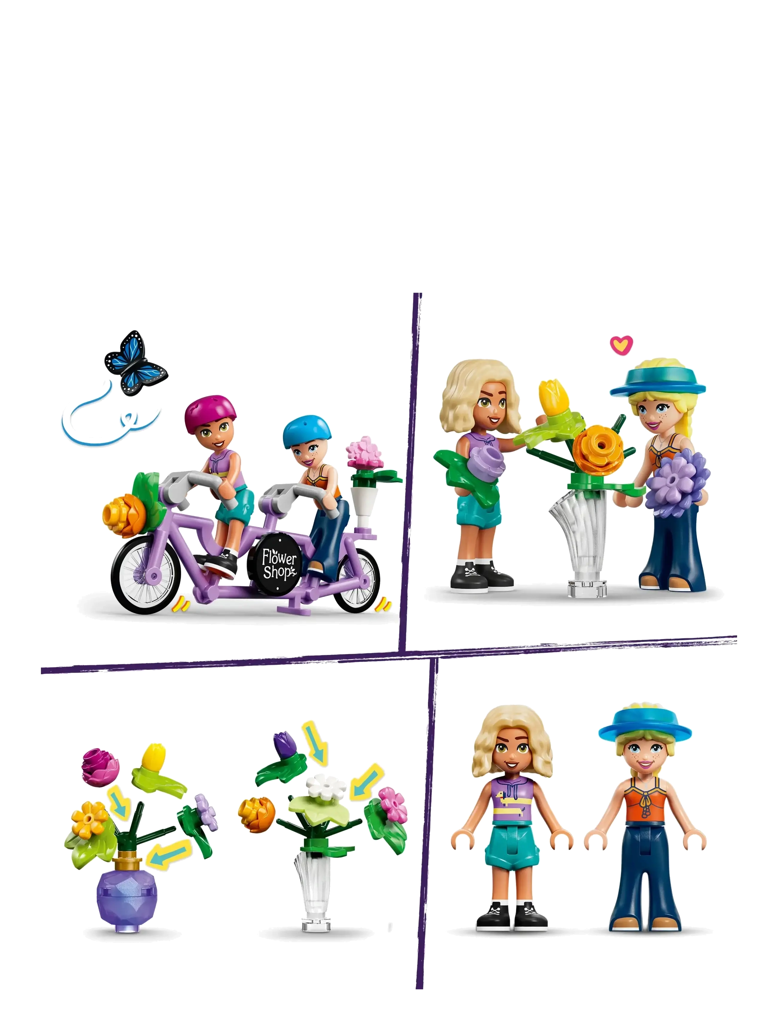 LEGO - Luovuuden kukkakauppa 42693 - lego friends - multi - 5
