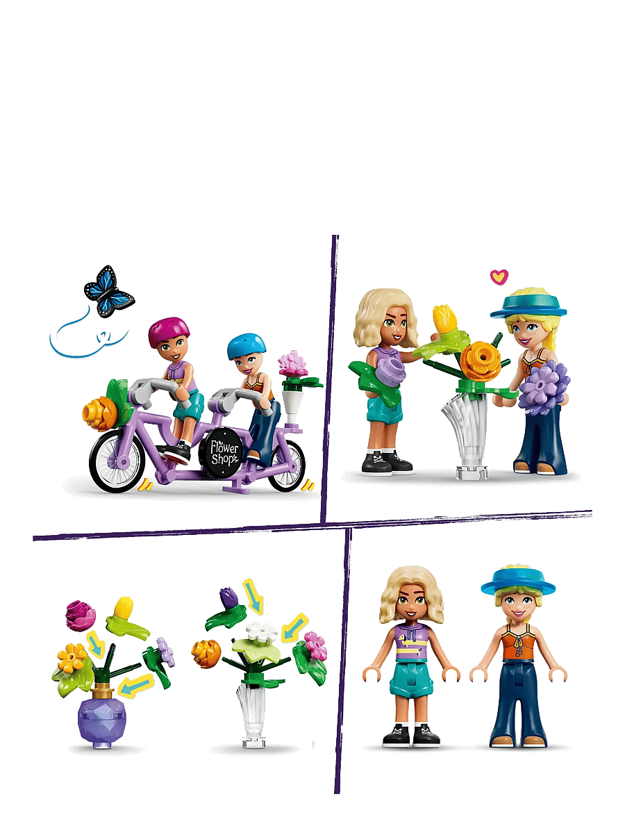 LEGO - Kreativ blomsterbutikk 42693 - lego friends - multi - 5