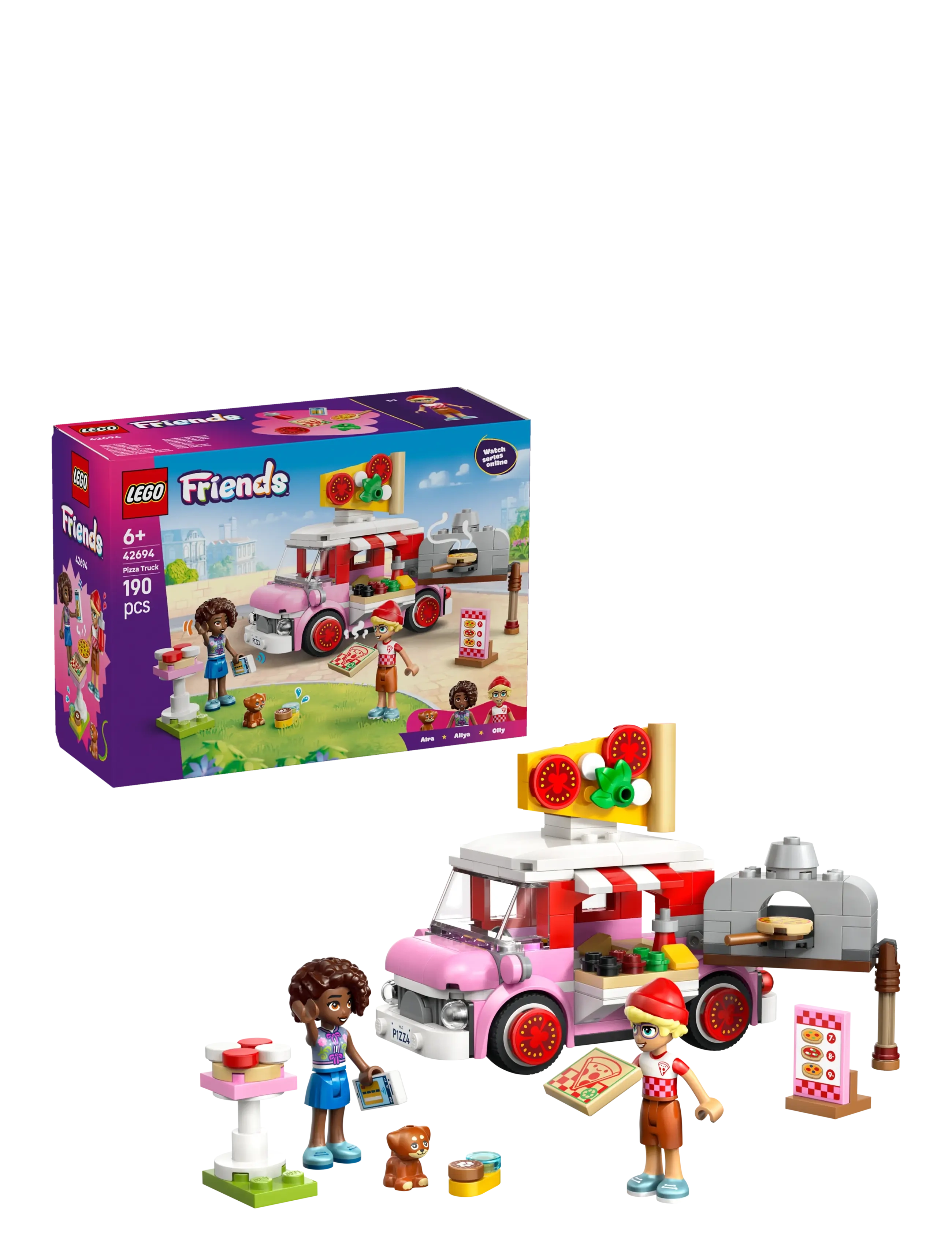 LEGO Pizzavogn 42694, One Size, Multi/patterned, Lego Legetøj > Lego friends, Børn