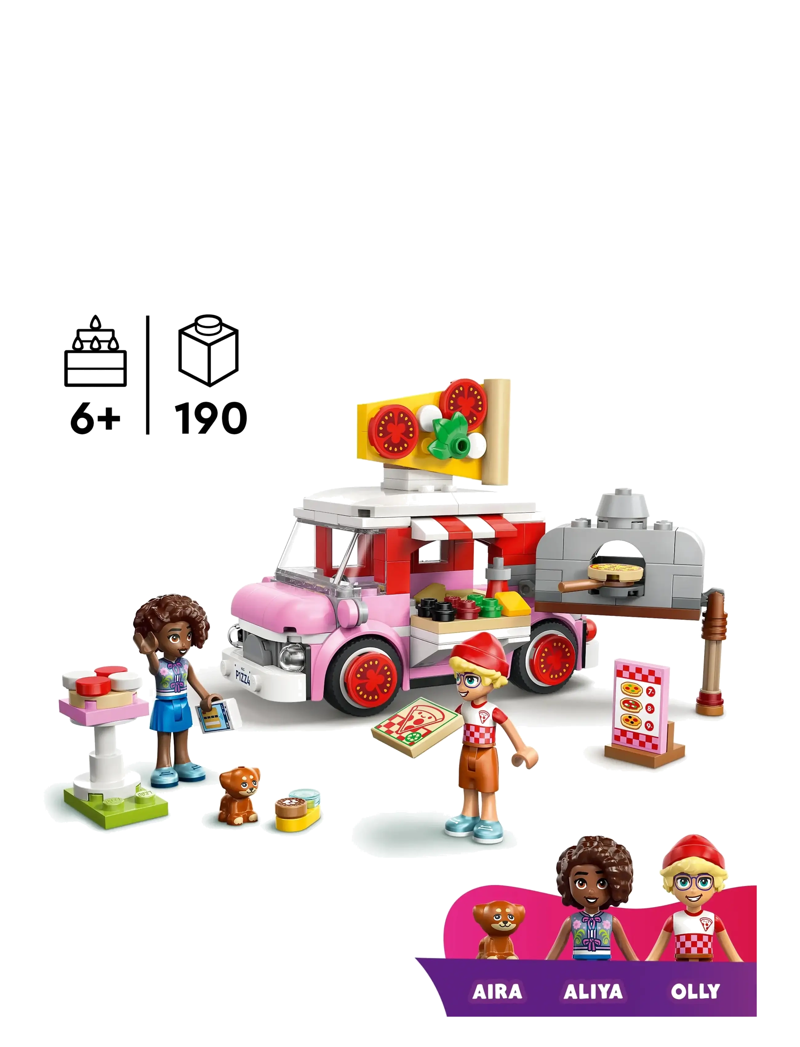 LEGO - Pizza Truck 42694 - lego friends - multi - 1