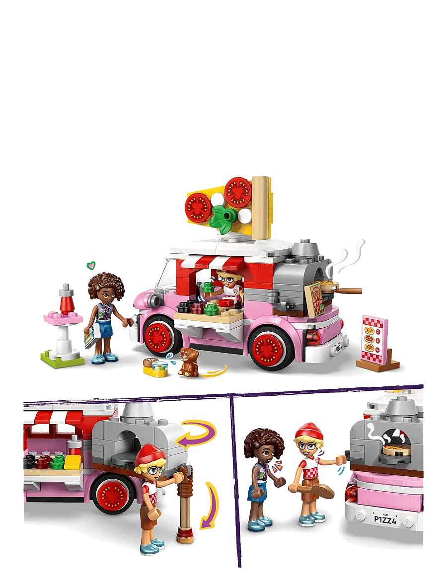 LEGO - Friends Pizza Truck Building Toy Playset 42694 - lego friends - multi - 3