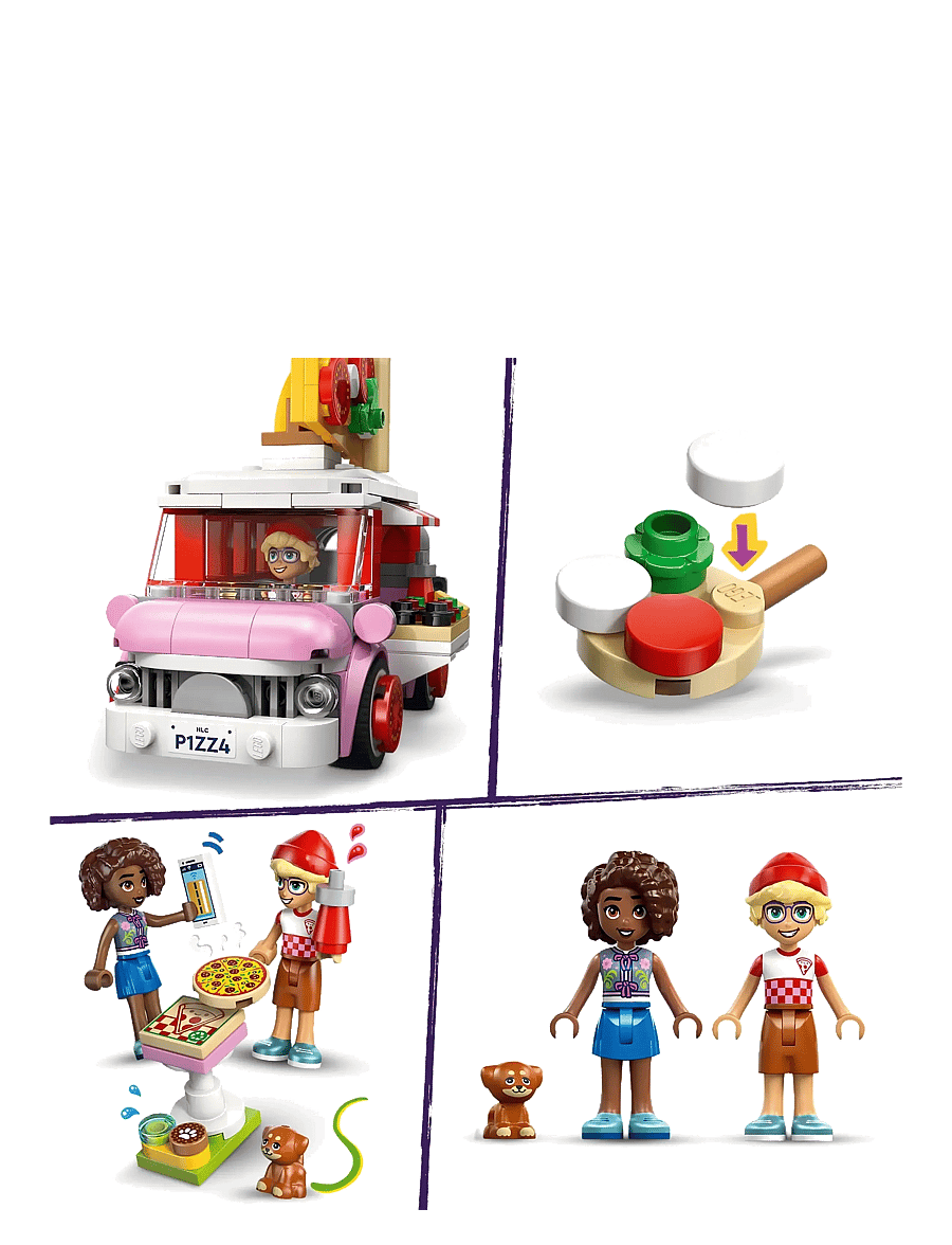 LEGO - Friends Pizza Truck Building Toy Playset 42694 - lego friends - multi - 4