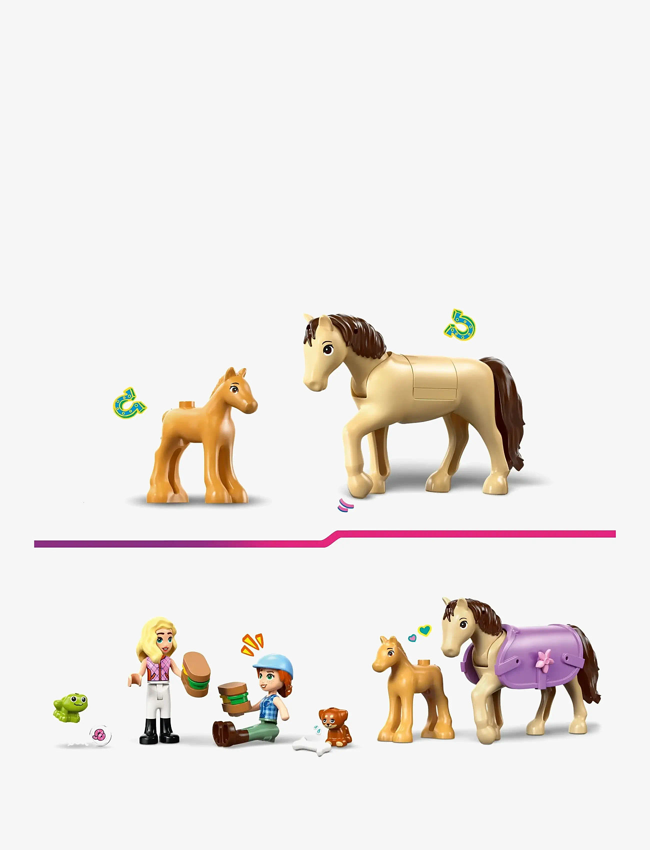 LEGO - Friends Horse & Baby Foal Trailer Toy Set 42695 - lego friends - multi - 4