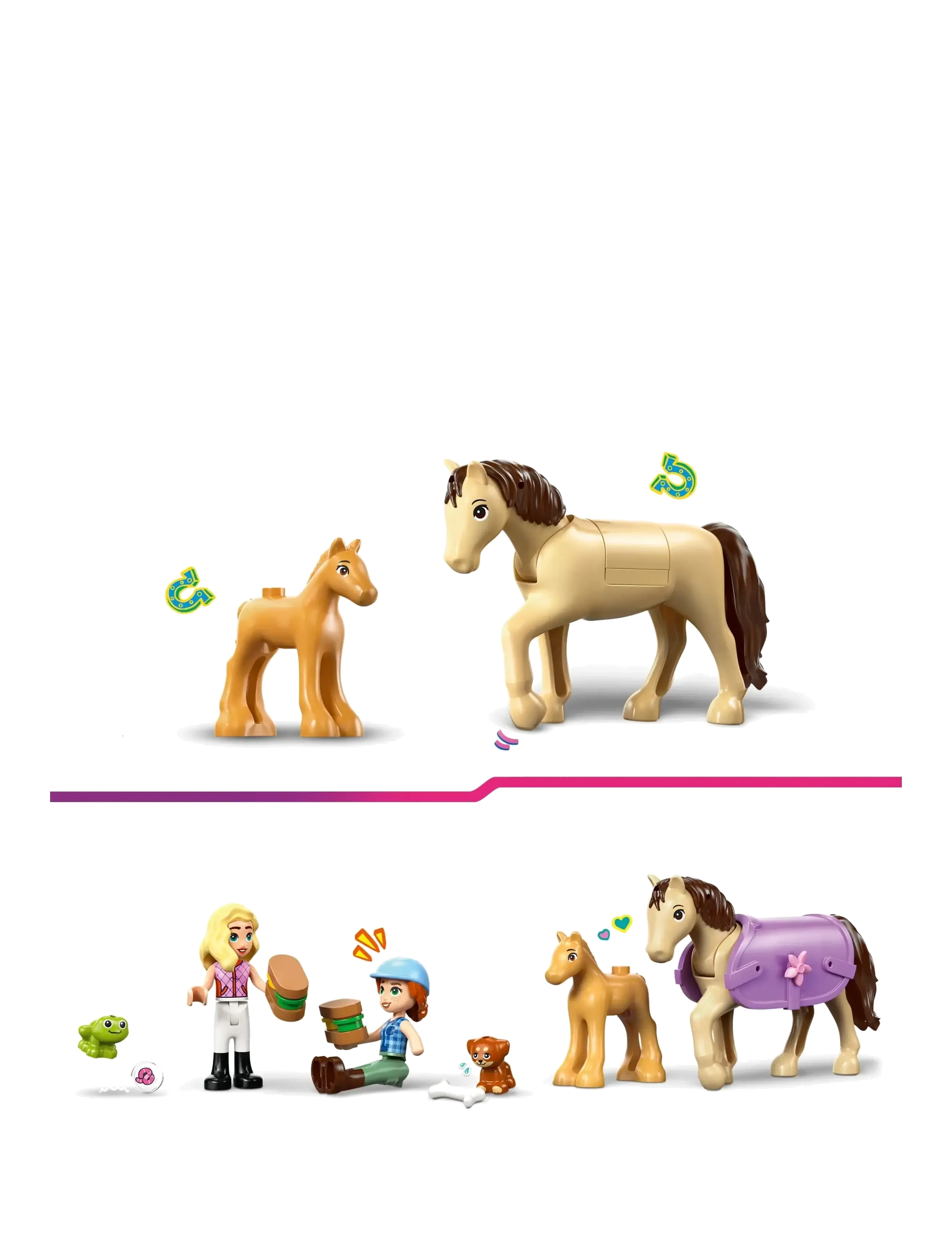 LEGO - Friends Horse & Baby Foal Trailer Toy Set 42695 - lego friends - multi - 4