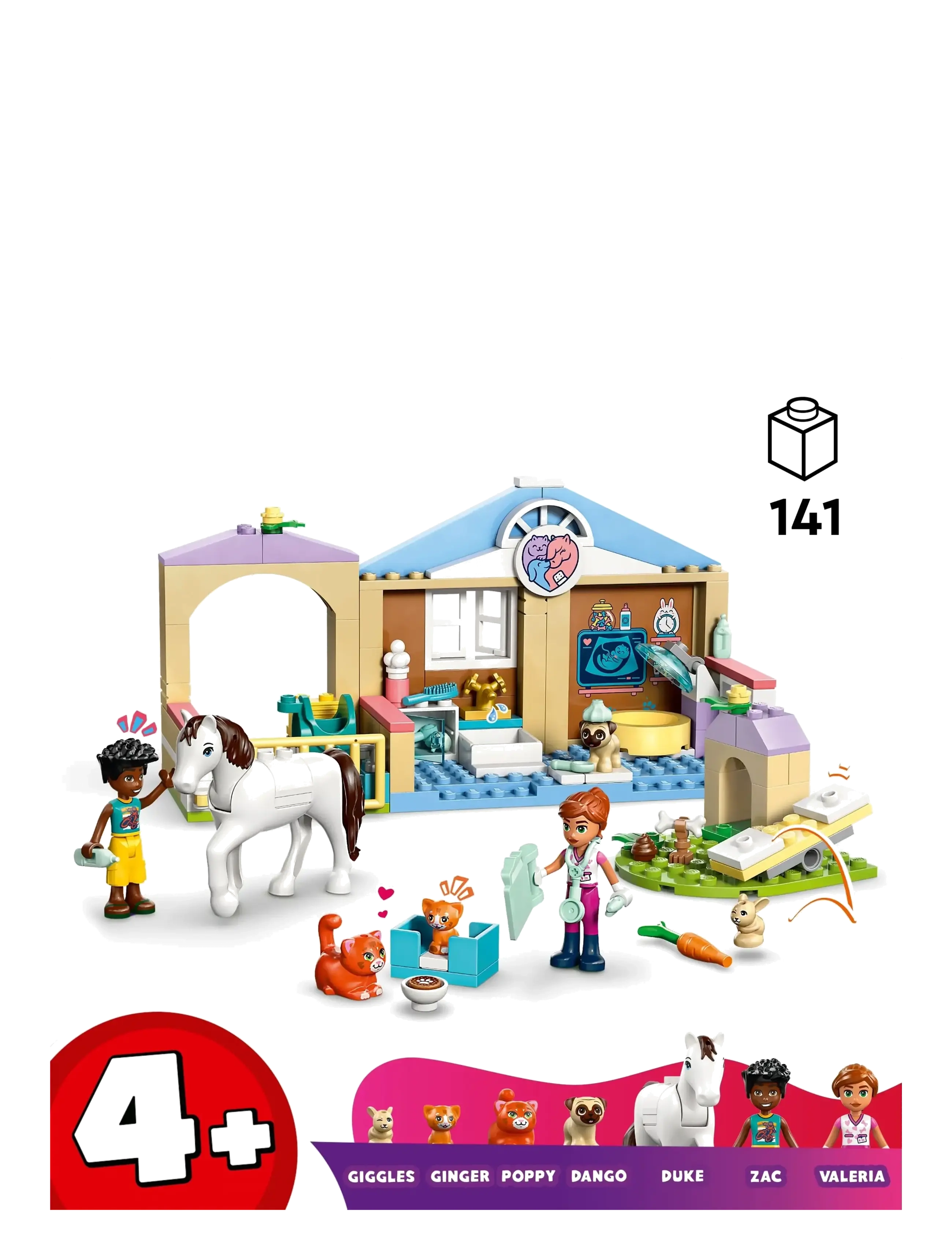 LEGO - Dyrlægeklinik 42696 - lego friends - multi - 1