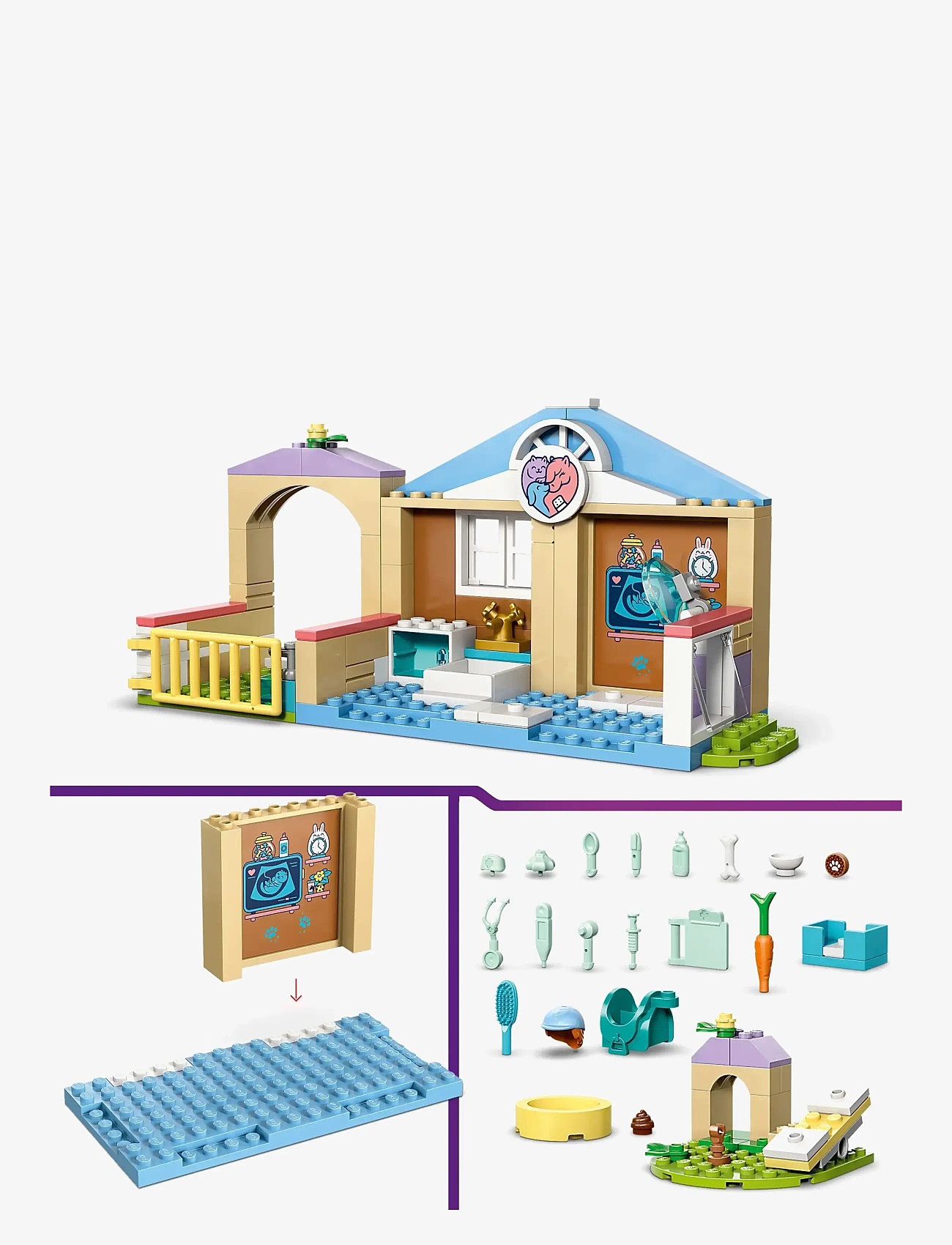 LEGO - Dyrlægeklinik 42696 - lego friends - multi - 3