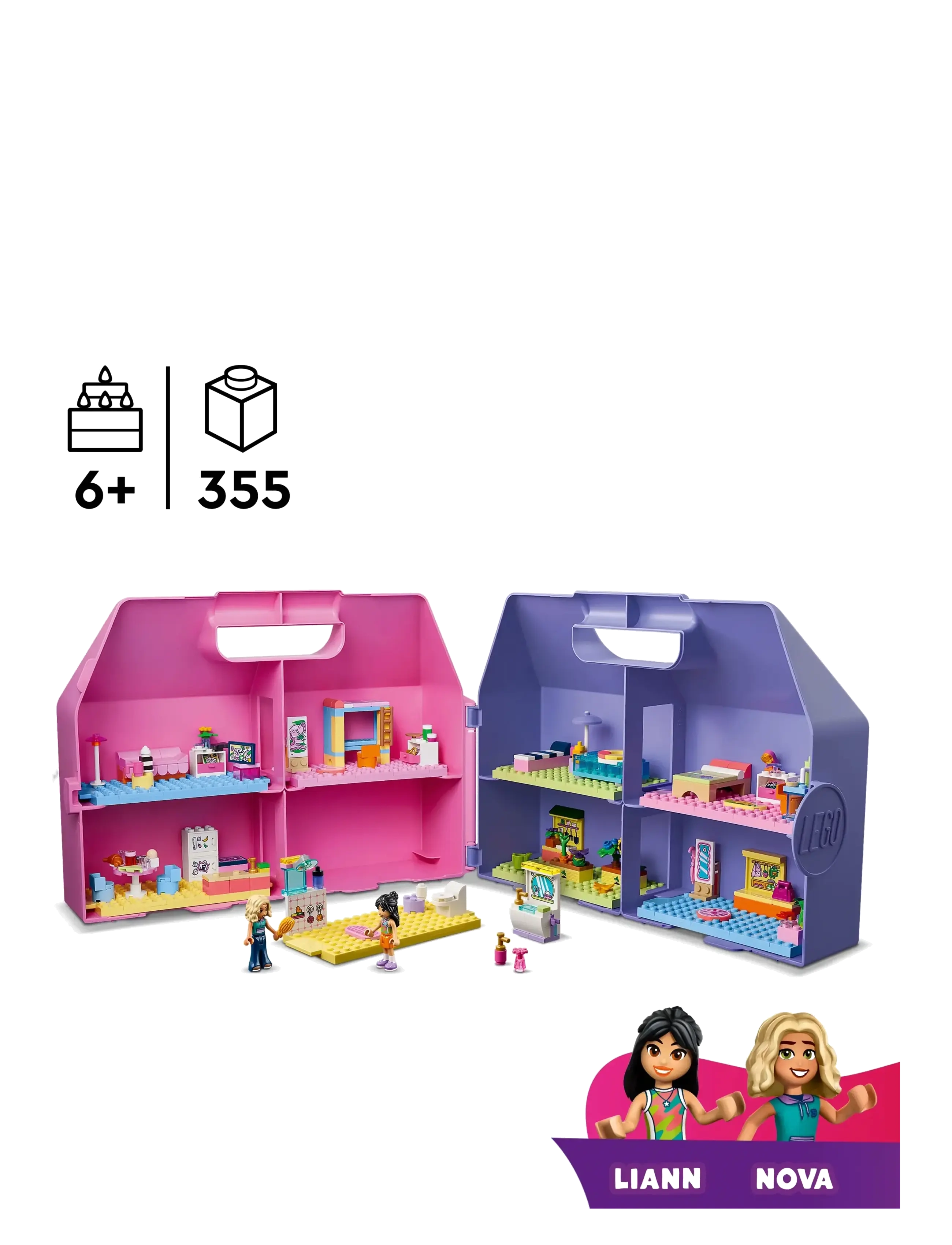 LEGO - Creative Dollhouse Suitcase 42697 - lego friends - multi - 1