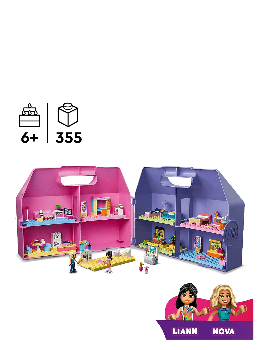 LEGO - Kreativ dukkehuskuffert 42697 - lego friends - multi - 1
