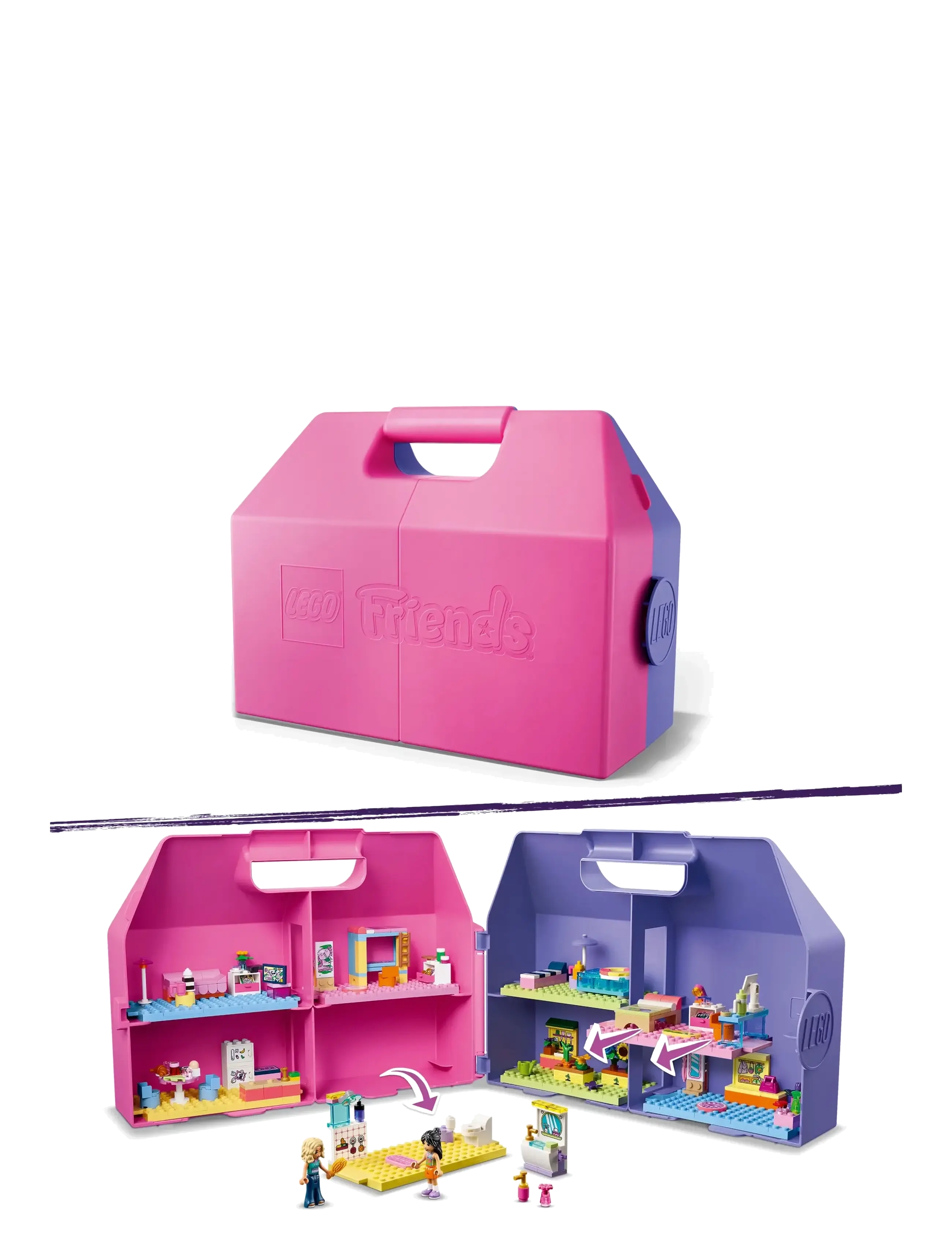 LEGO - Creative Dollhouse Suitcase 42697 - lego friends - multi - 2