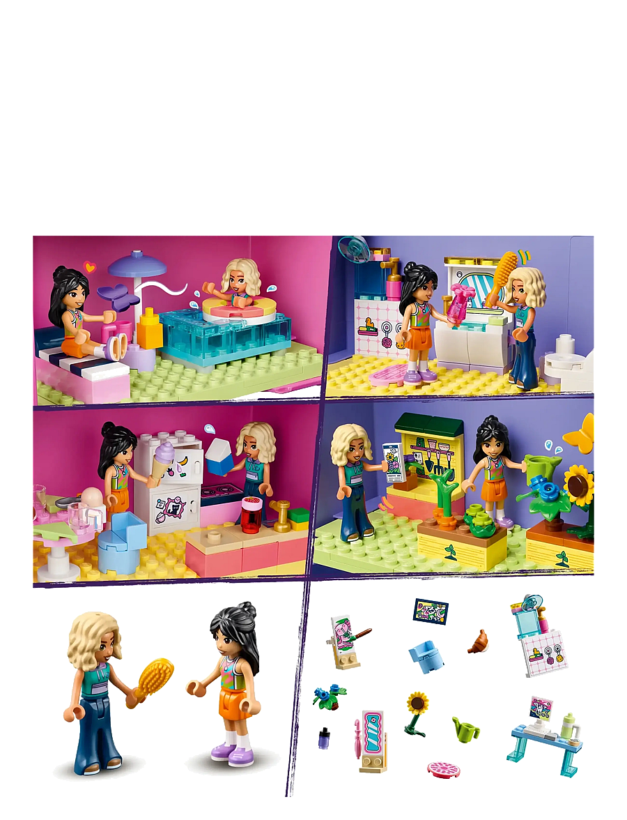 LEGO - Kreativ dukkehuskuffert 42697 - lego friends - multi - 3