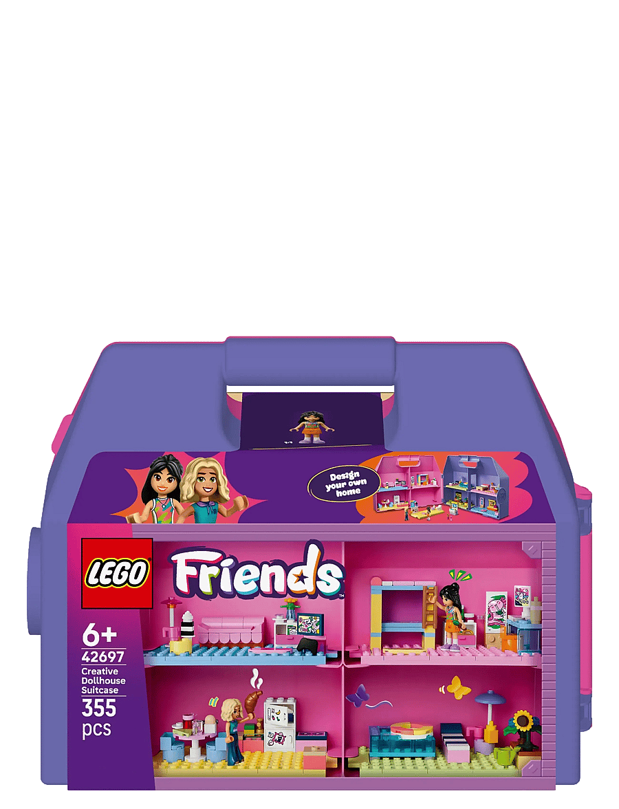 LEGO - Kreativ dukkehuskuffert 42697 - lego friends - multi - 4