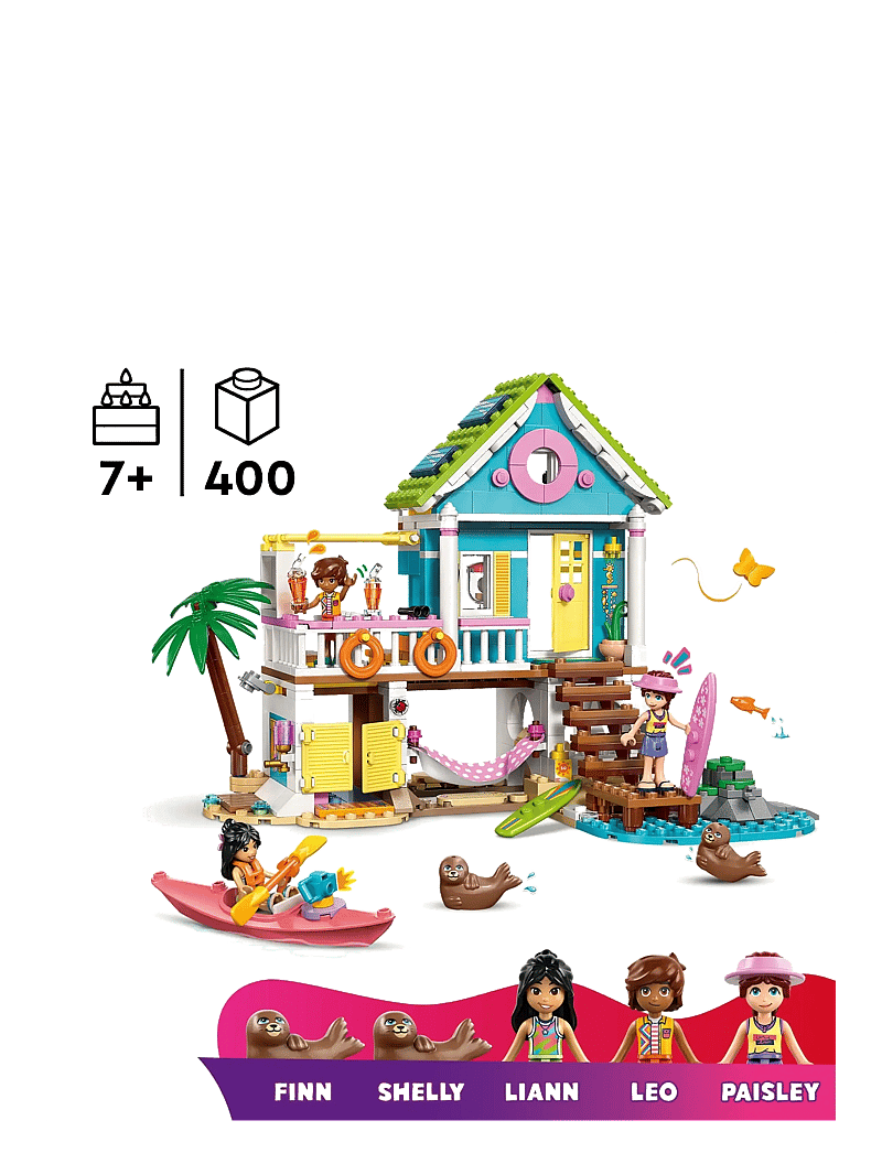 LEGO - Friends Beach House with Seals Building Kit 42699 - lego friends - multi - 1