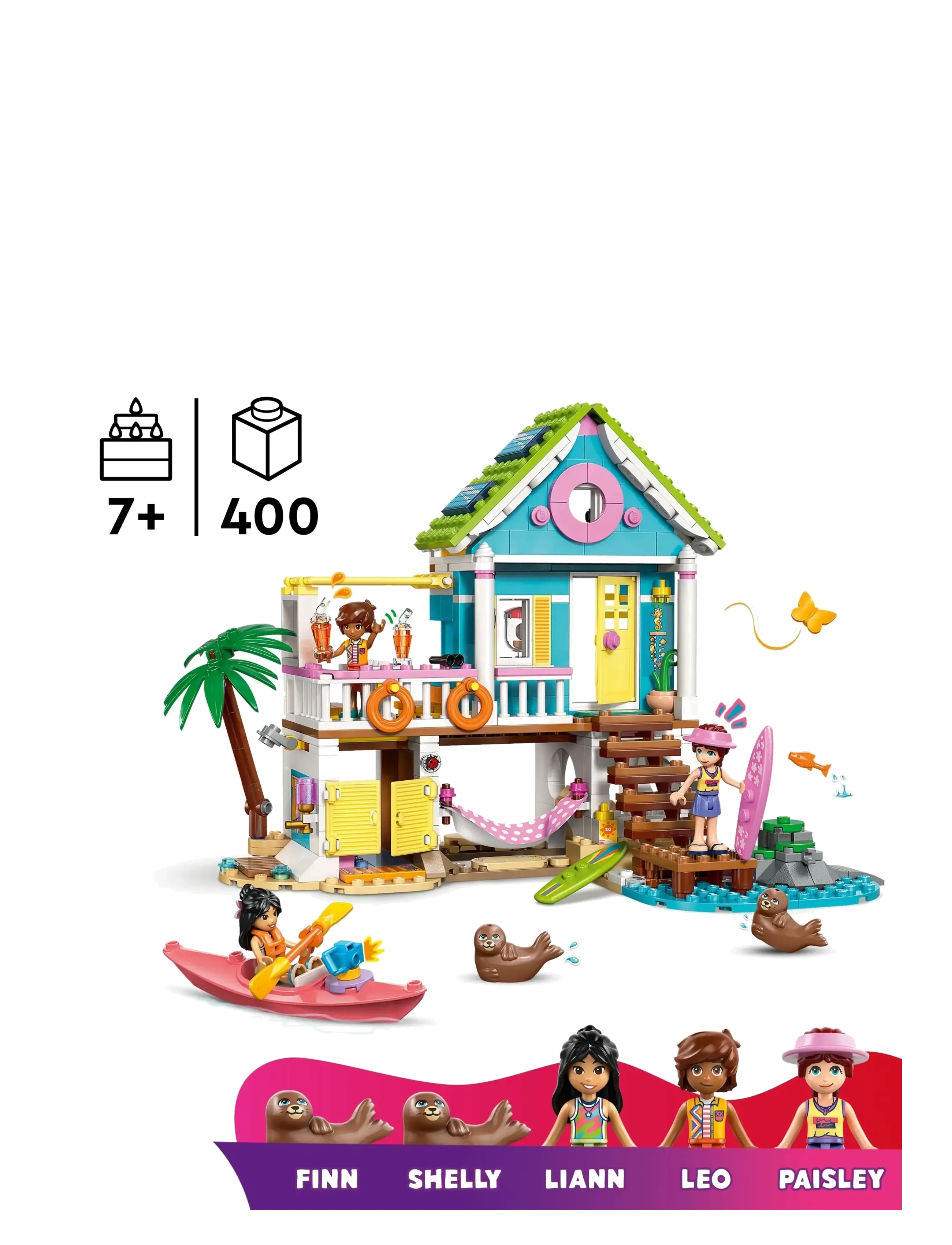 LEGO - Strandhus med sälar 42699 - lego friends - multi - 1