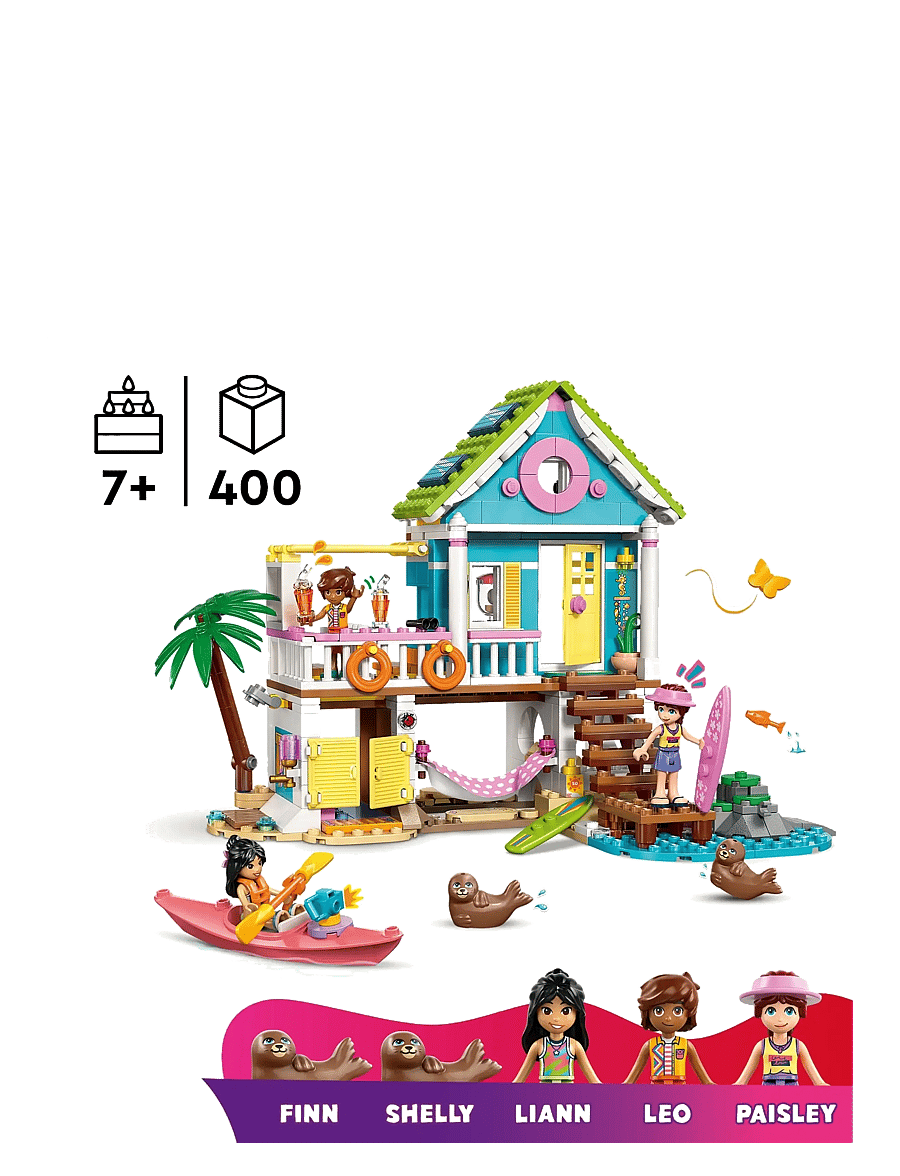 LEGO - Friends Beach House with Seals Building Kit 42699 - lego friends - multi - 1
