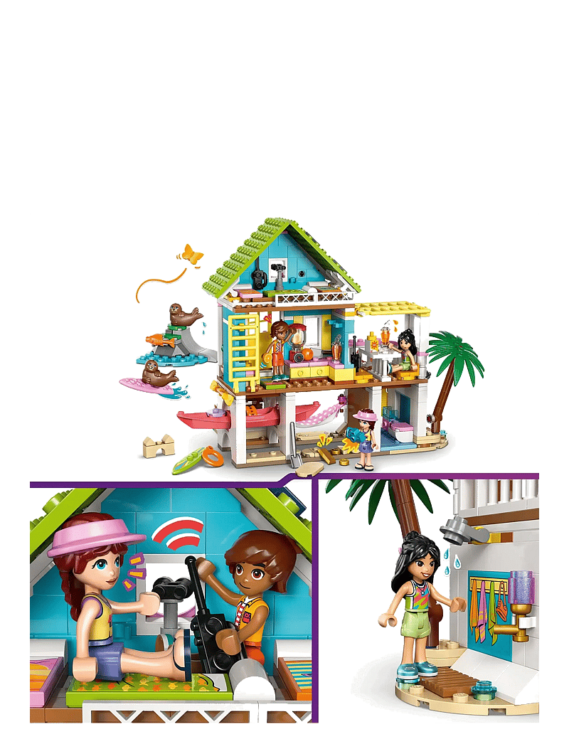 LEGO - Friends Beach House with Seals Building Kit 42699 - lego friends - multi - 2